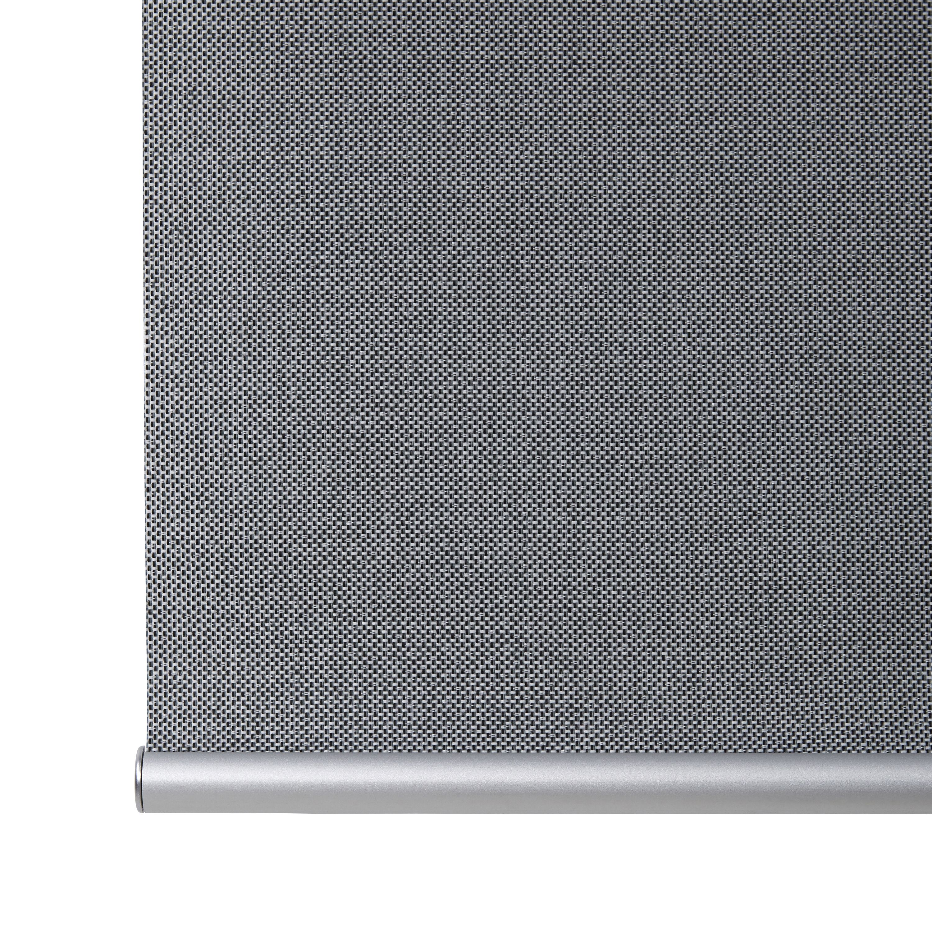 Iggy Corded Grey Plain Daylight Roller blind (W)90cm (L)180cm