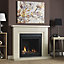 Ignite Cream & black marble effect Fire suite