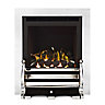 Ignite Fairfield Glass Fronted Chrome effect Gas Fire