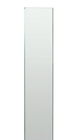 Immix Clear Toughened glass Balustrade panel (H)845mm (W)80mm (T)8mm