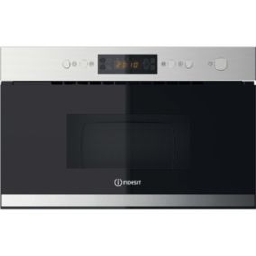 Indesit Aria MWI3213IX_SI 22L Built-in Microwave - Stainless steel