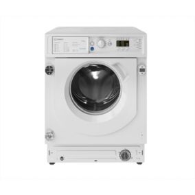Indesit BIWDIL75125UKN_WH 7kg/5kg Built-in Condenser Washer dryer - White
