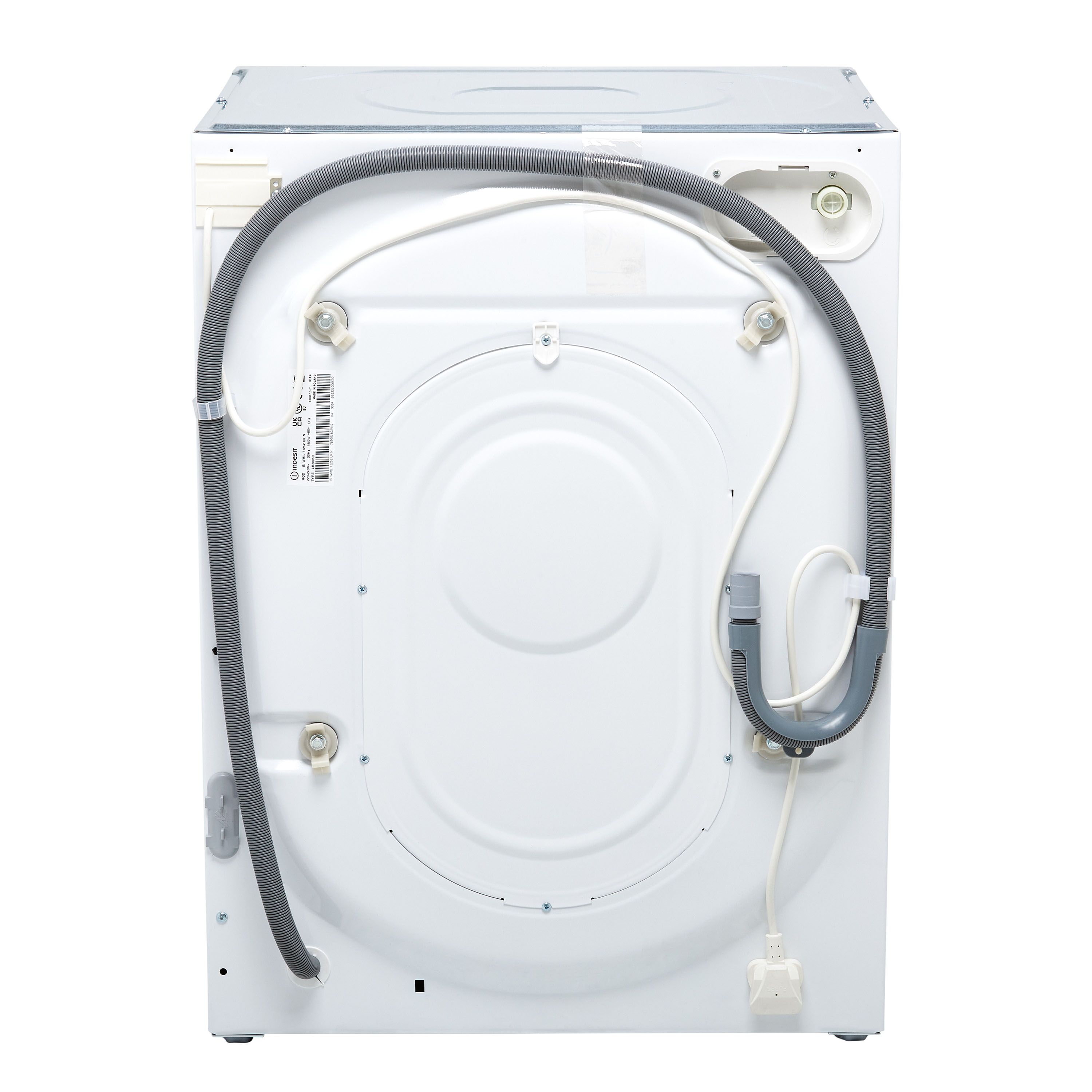 Indesit BIWMIL71252UKN_WH 7kg Built-in 1200rpm Washing machine - White