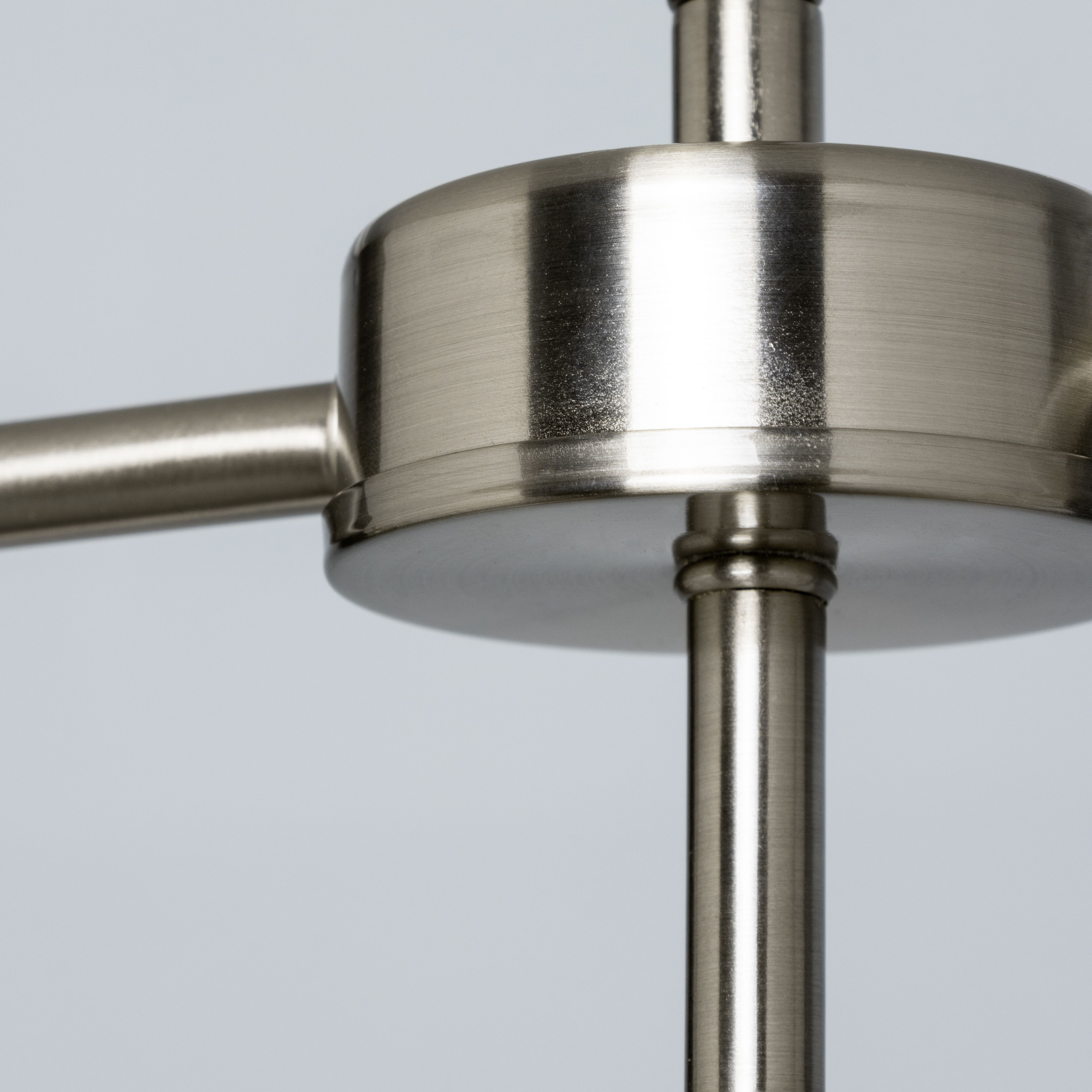 Inlight Agile Satin Champagne Nickel effect Pendant ceiling light, (Dia)800mm