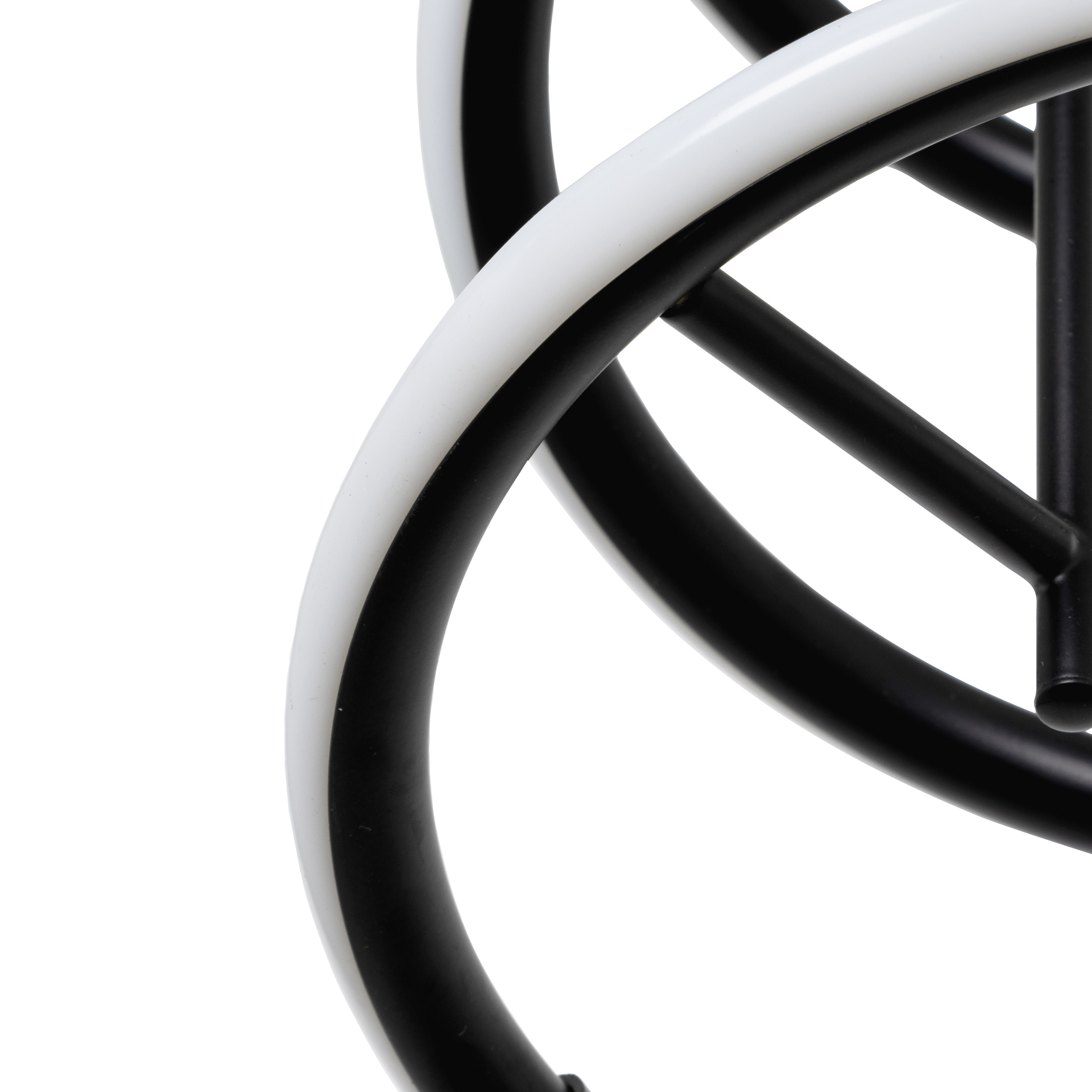 Inlight Bask Matt Black Pendant ceiling light, (Dia)150mm