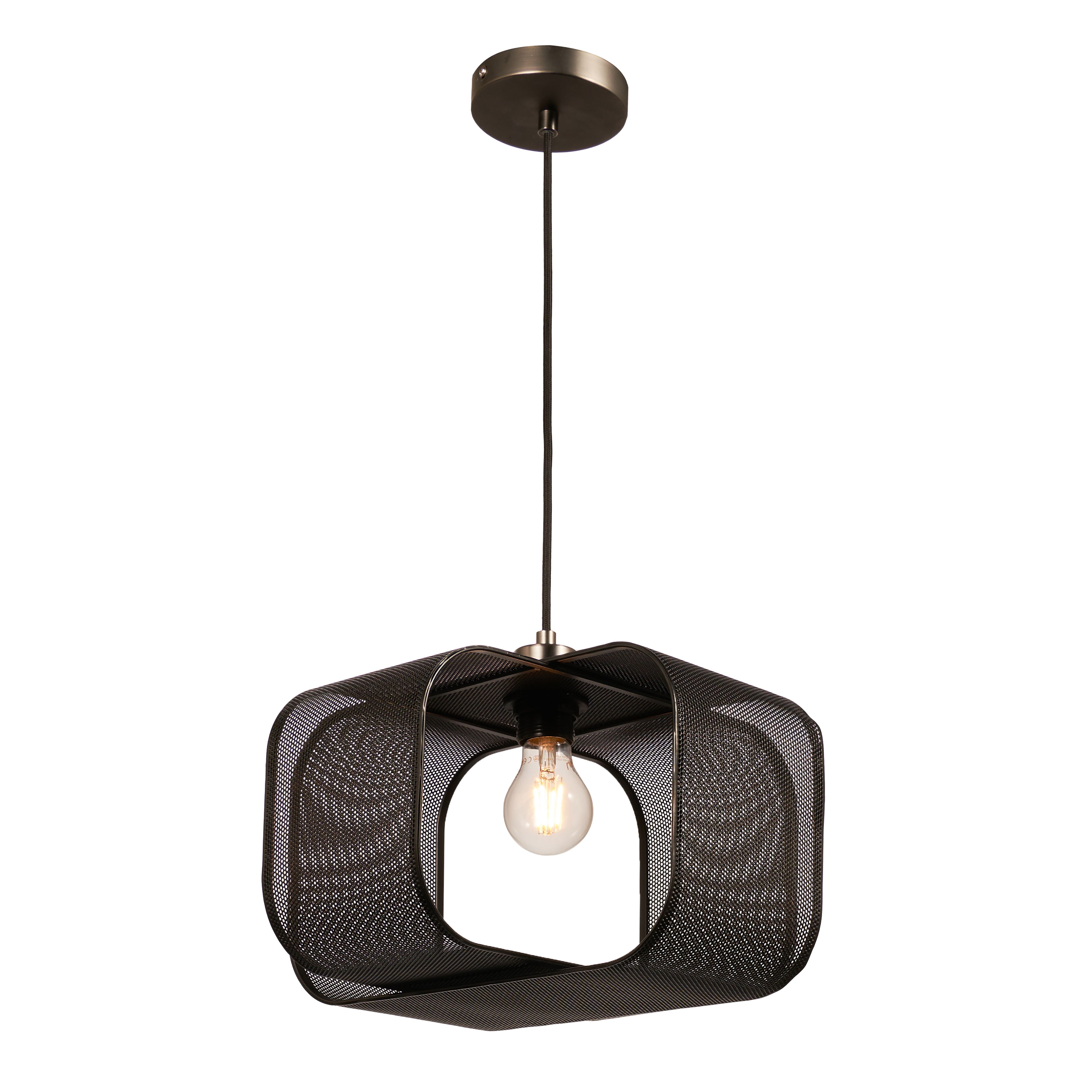 Inlight Black Sculptured Lamp shade (D)35cm