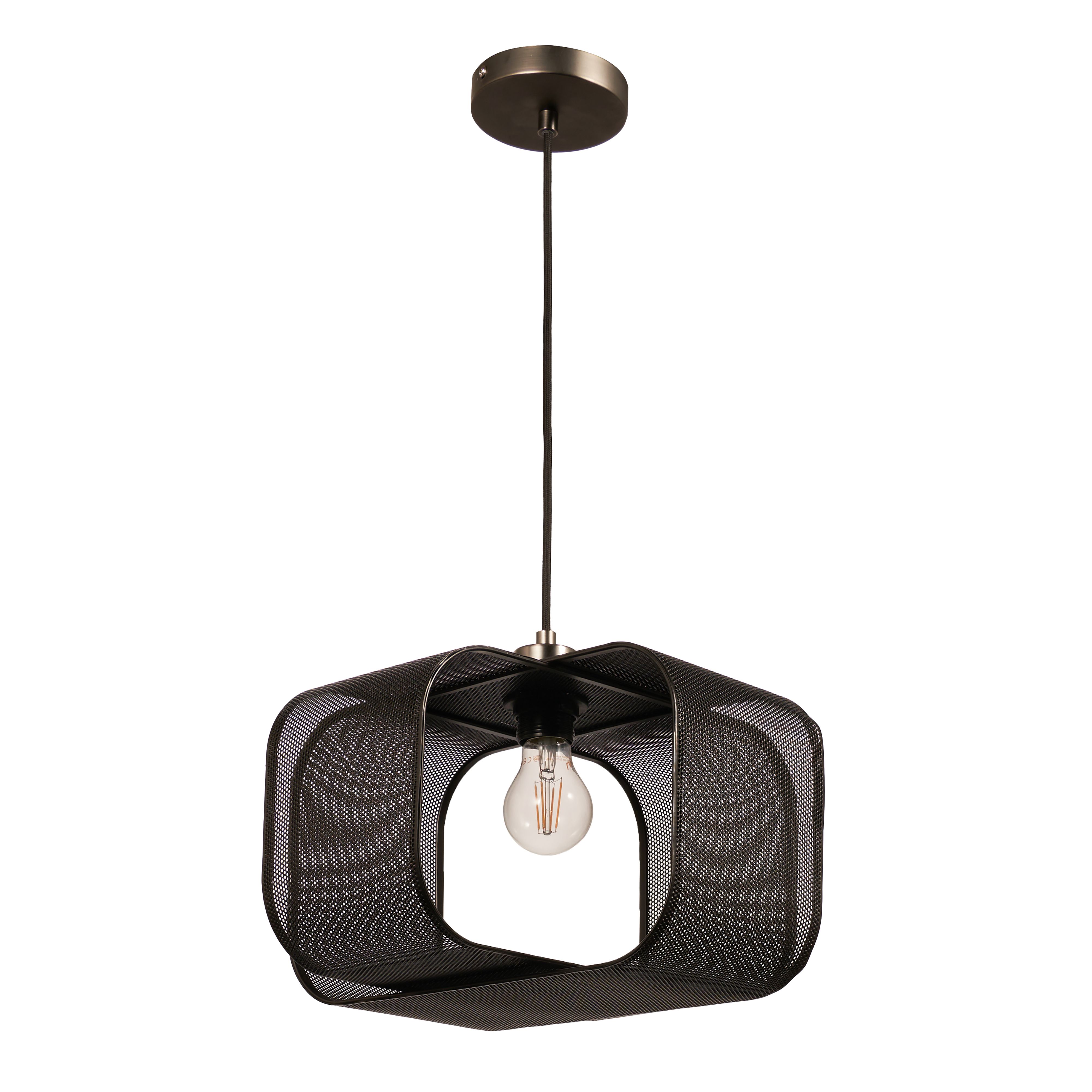 Inlight Black Sculptured Lamp shade (D)35cm