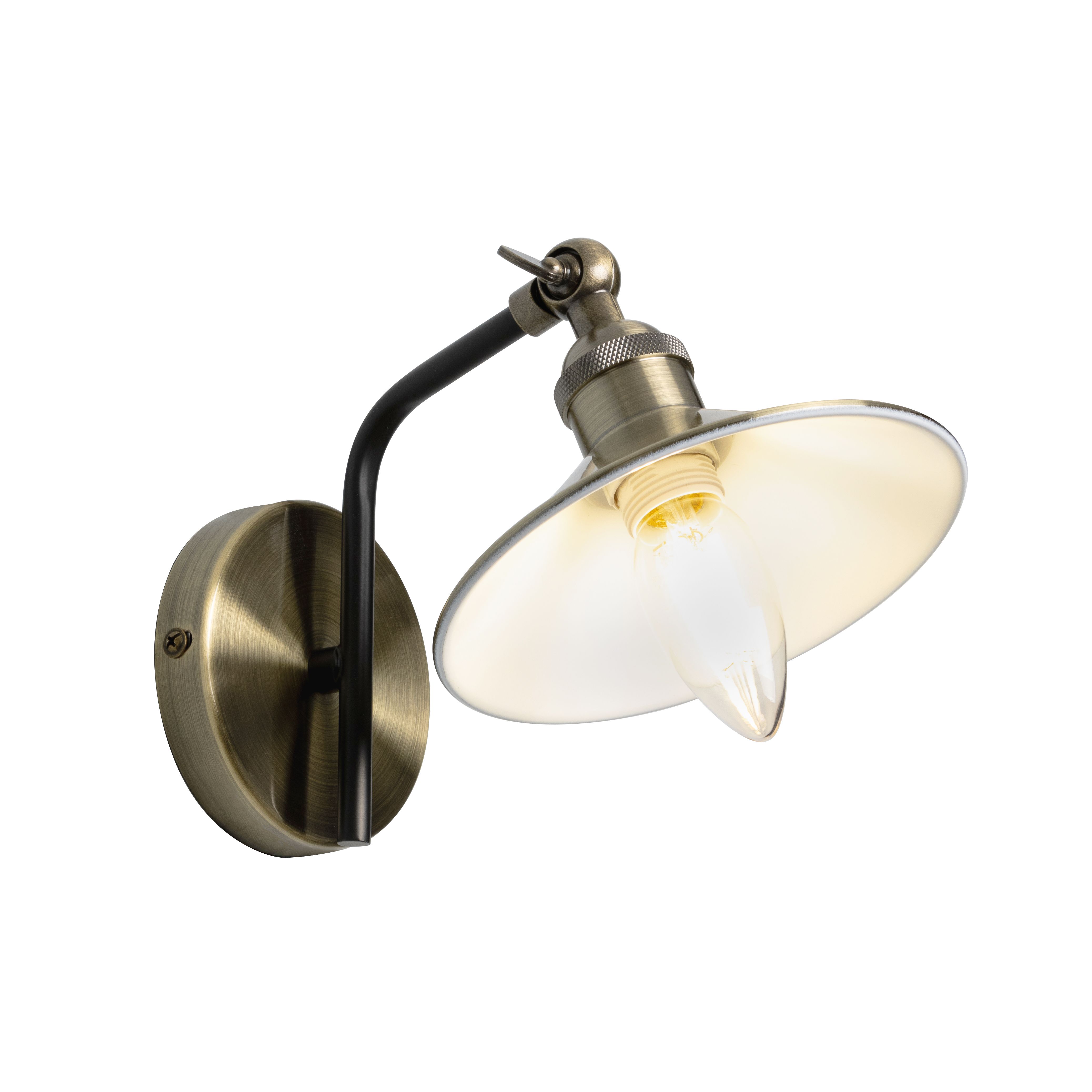 Inlight Bureau Satin Nickel Wired LED Wall light