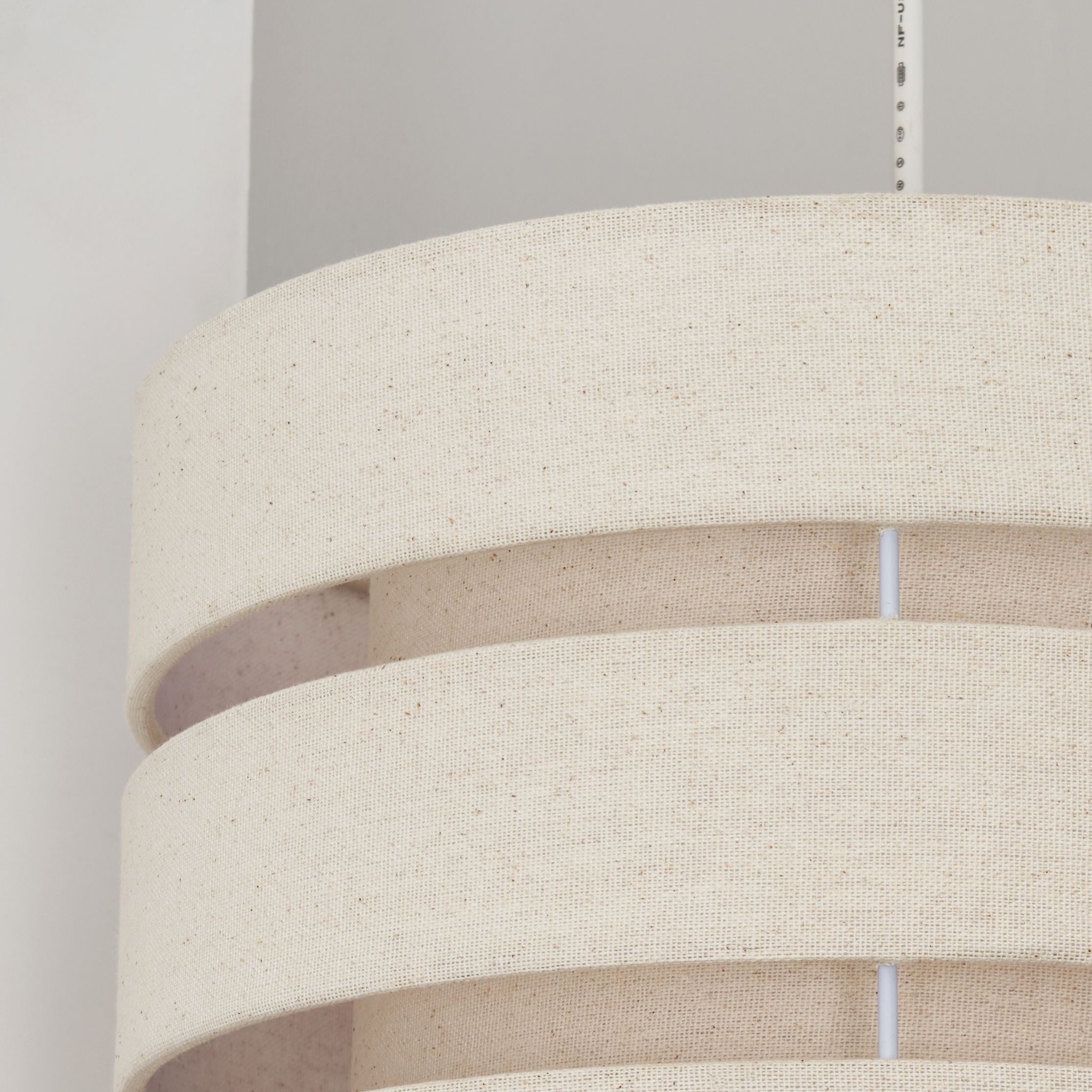 Inlight Cantina Natural Woven effect Mini Trio Light shade (D)28cm