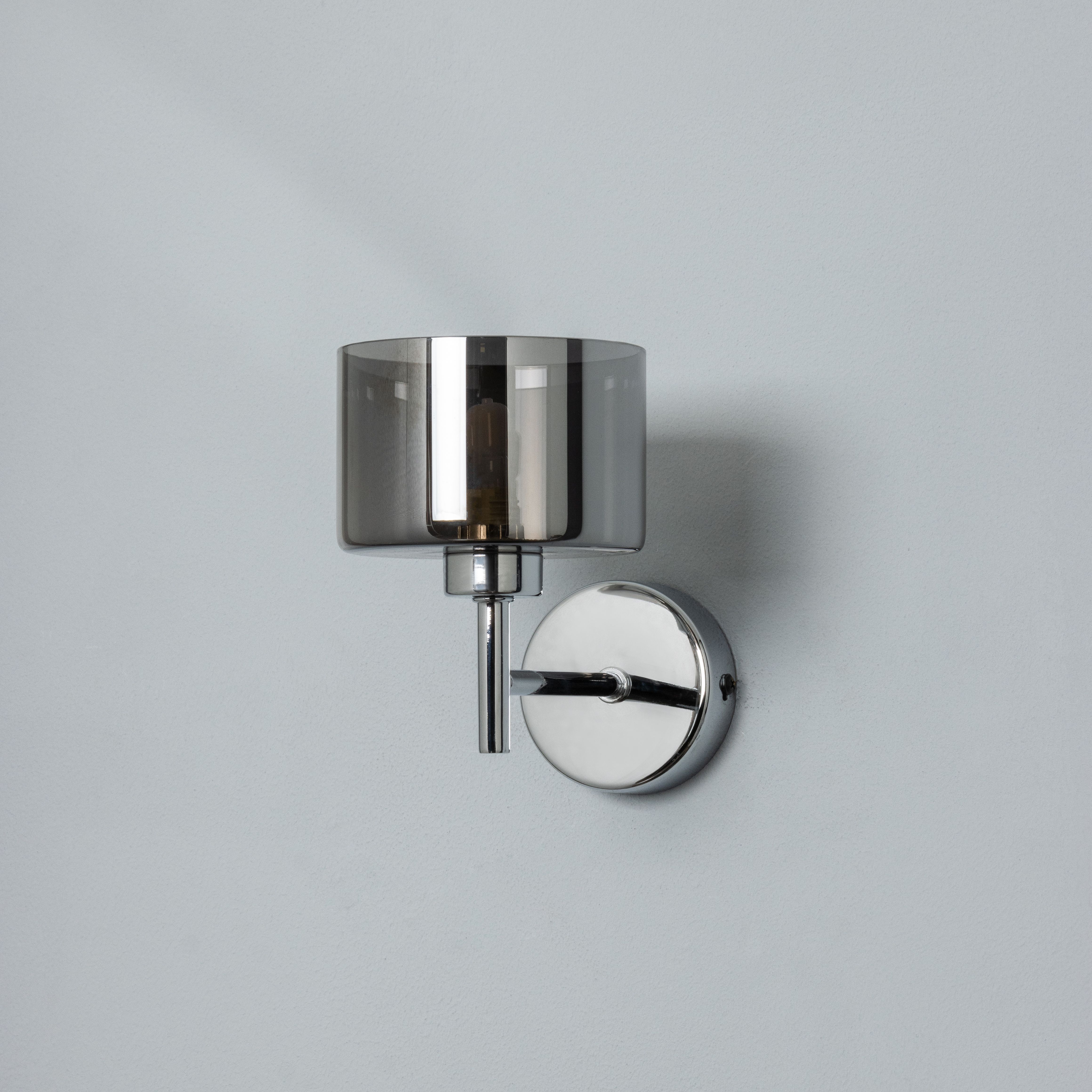 Inlight Caper Chrome effect Wired Wall light BQ-33951-SMK