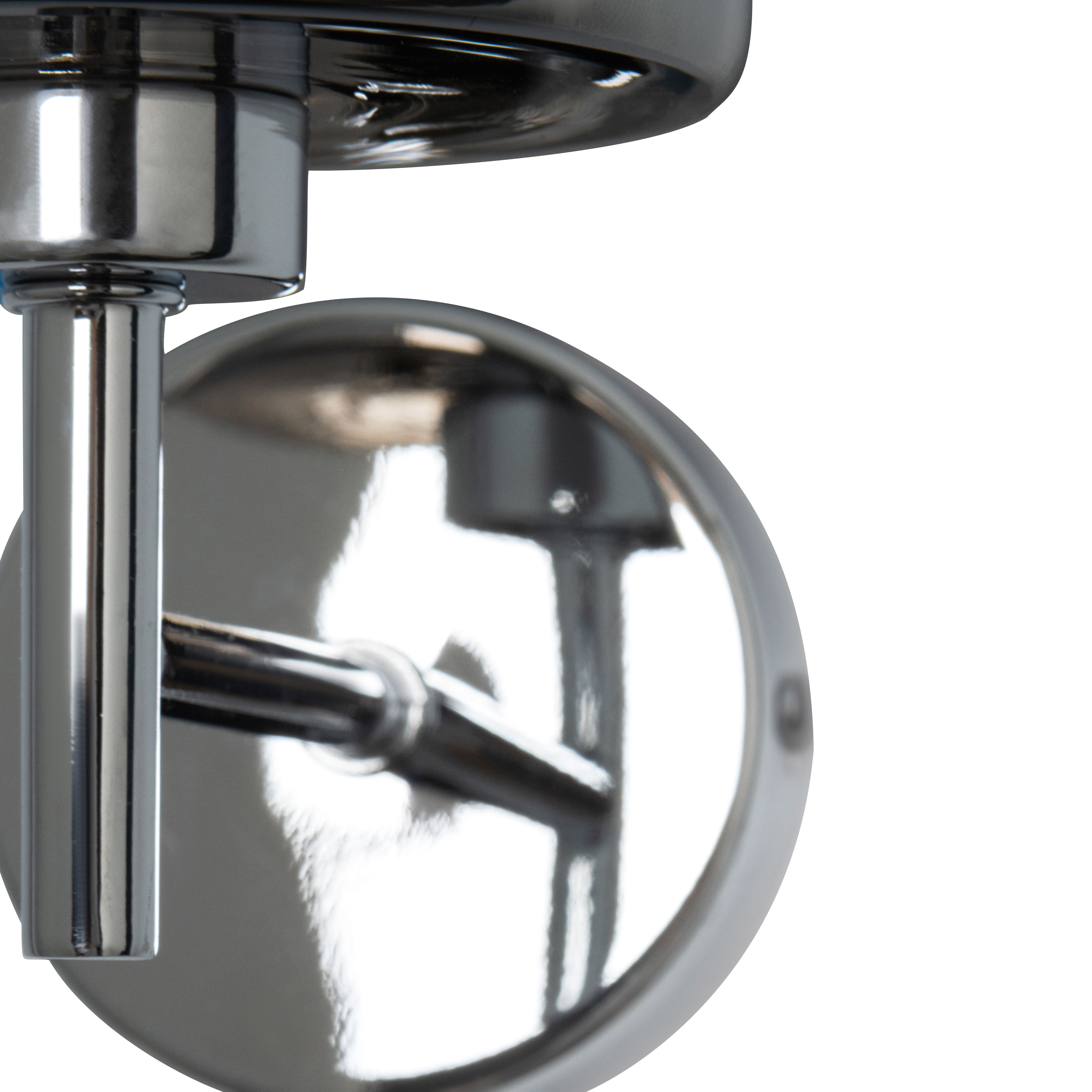 Inlight Caper Chrome effect Wired Wall light BQ-33951-SMK