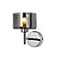 Inlight Caper Satin Bronze Brass effect Wired Wall light BQ-33951-SBRS