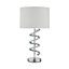 Inlight DECO Mirrored Chrome & white LED Circular Table lamp