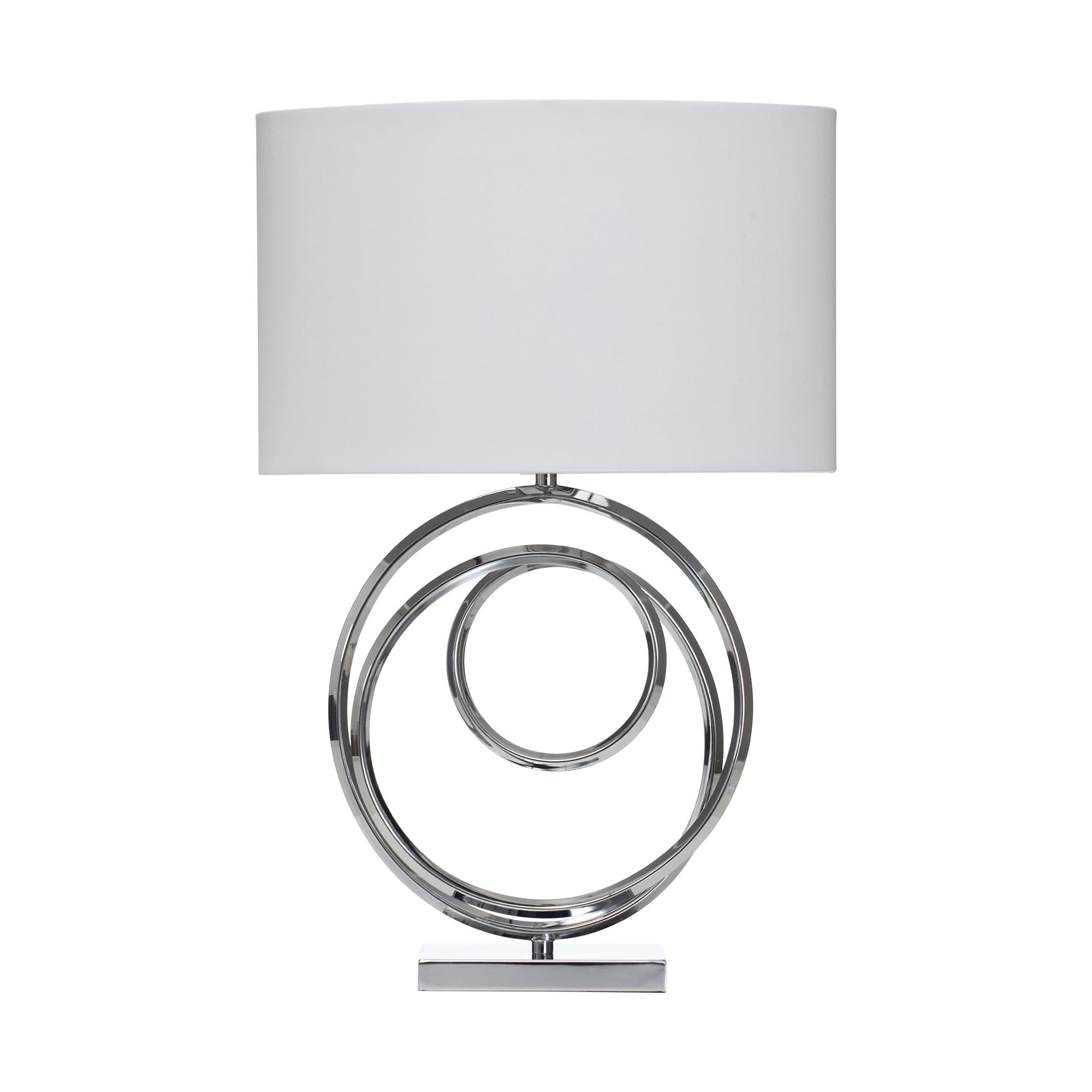 Inlight Dia Spiral Polished Chrome effect Table light