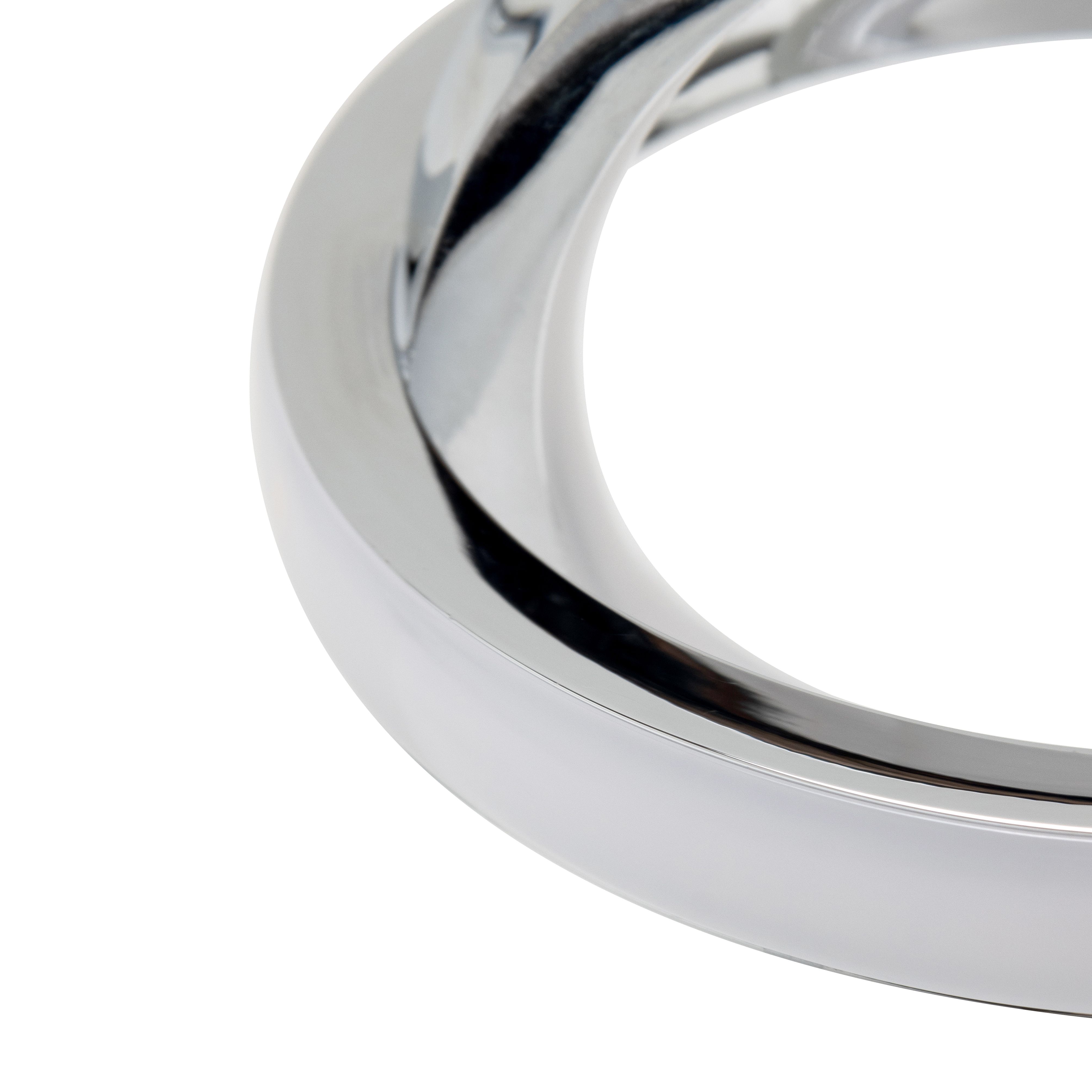 Inlight Hayes Acrylic & iron Chrome effect Ceiling light