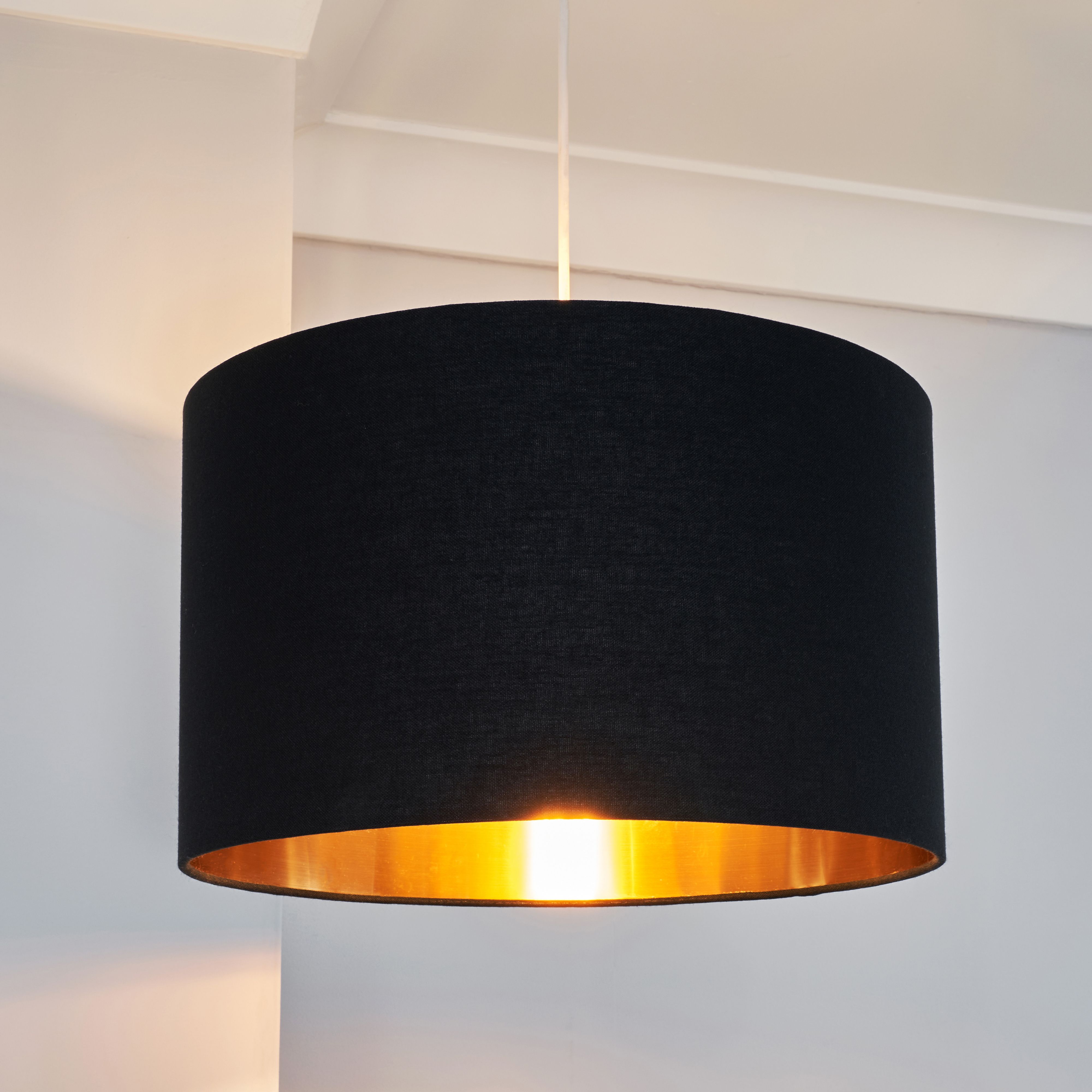 40cm deals black lampshade