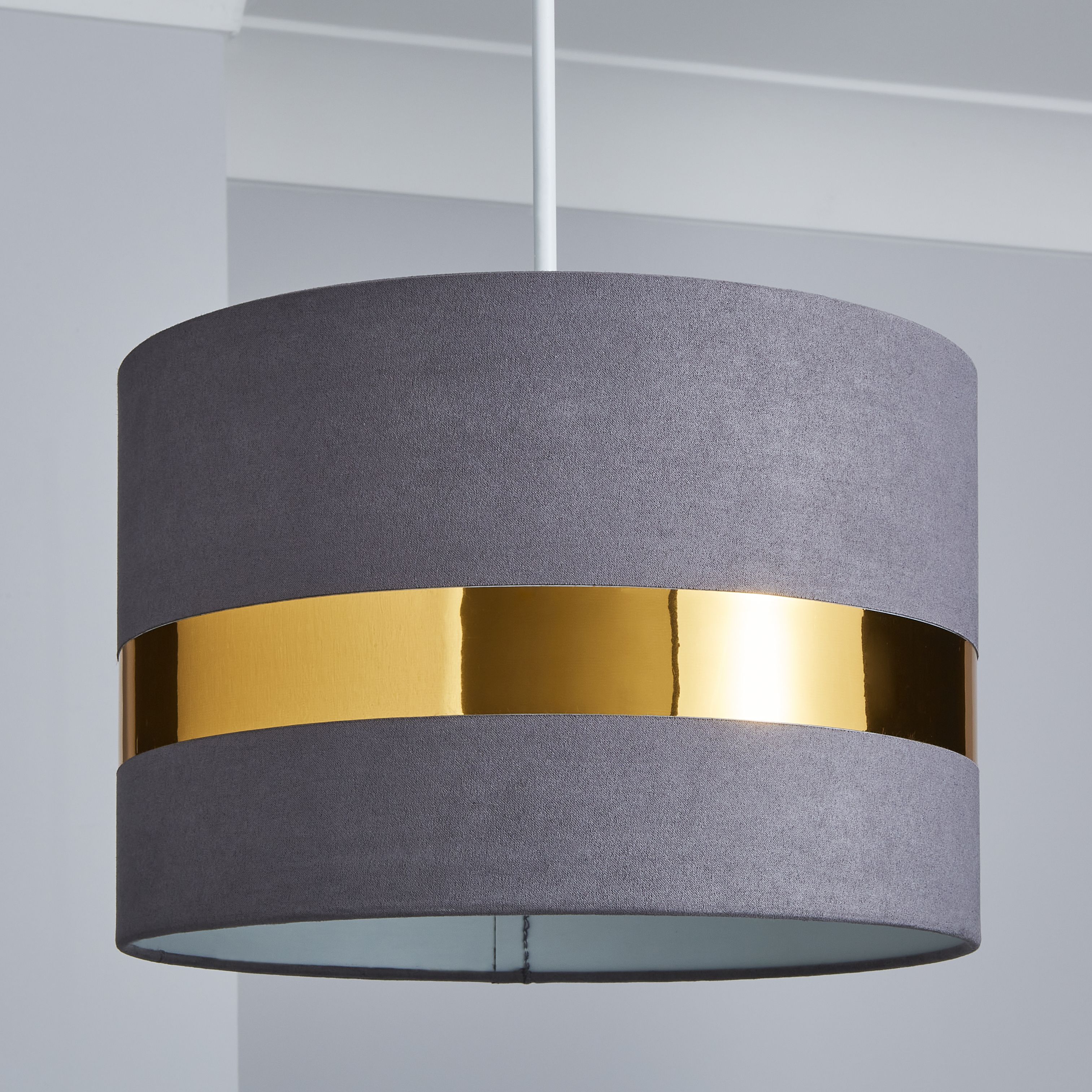 Grey and deals gold light shade