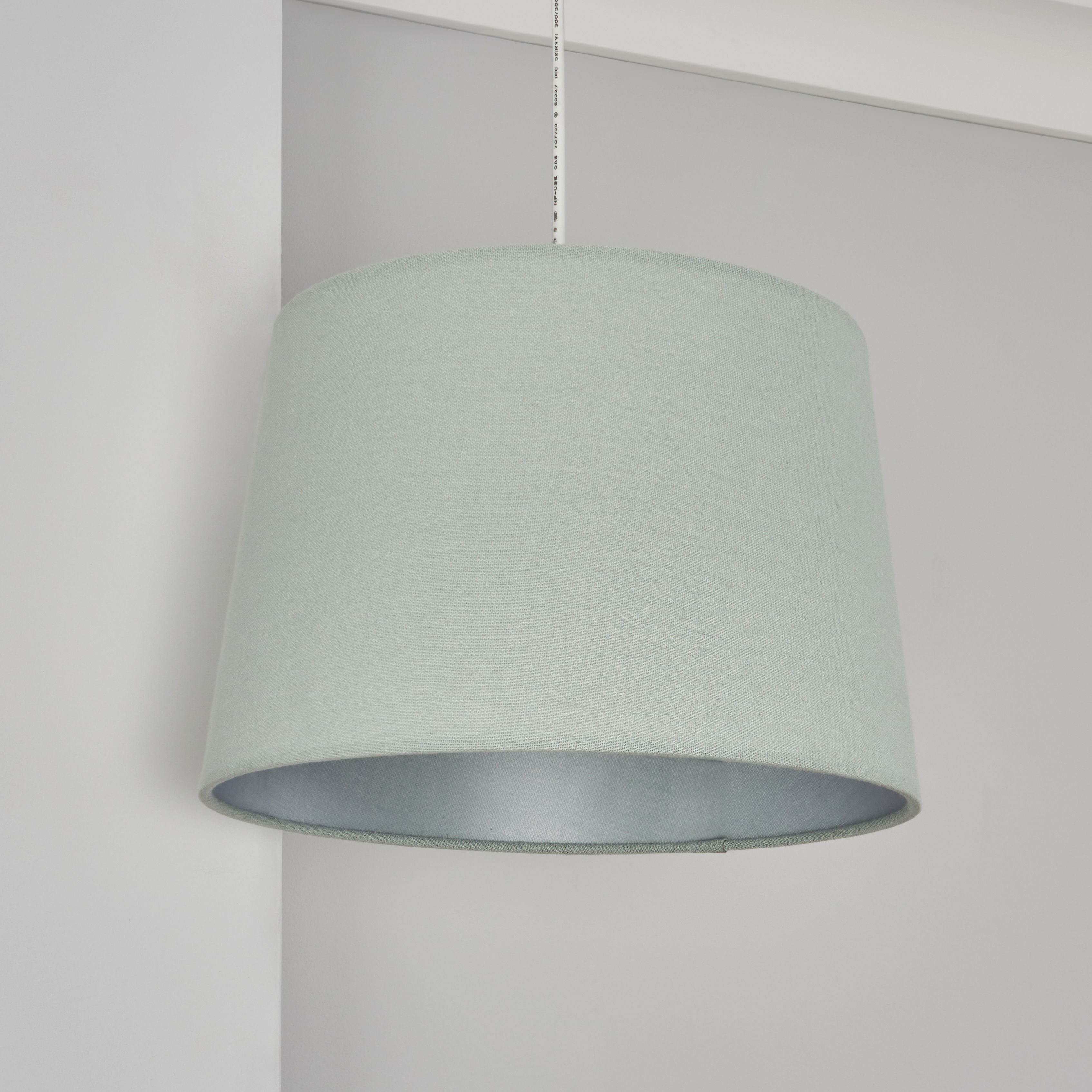 Inlight Lewell Duck Egg Linen effect Contemporary Light shade (D)30cm