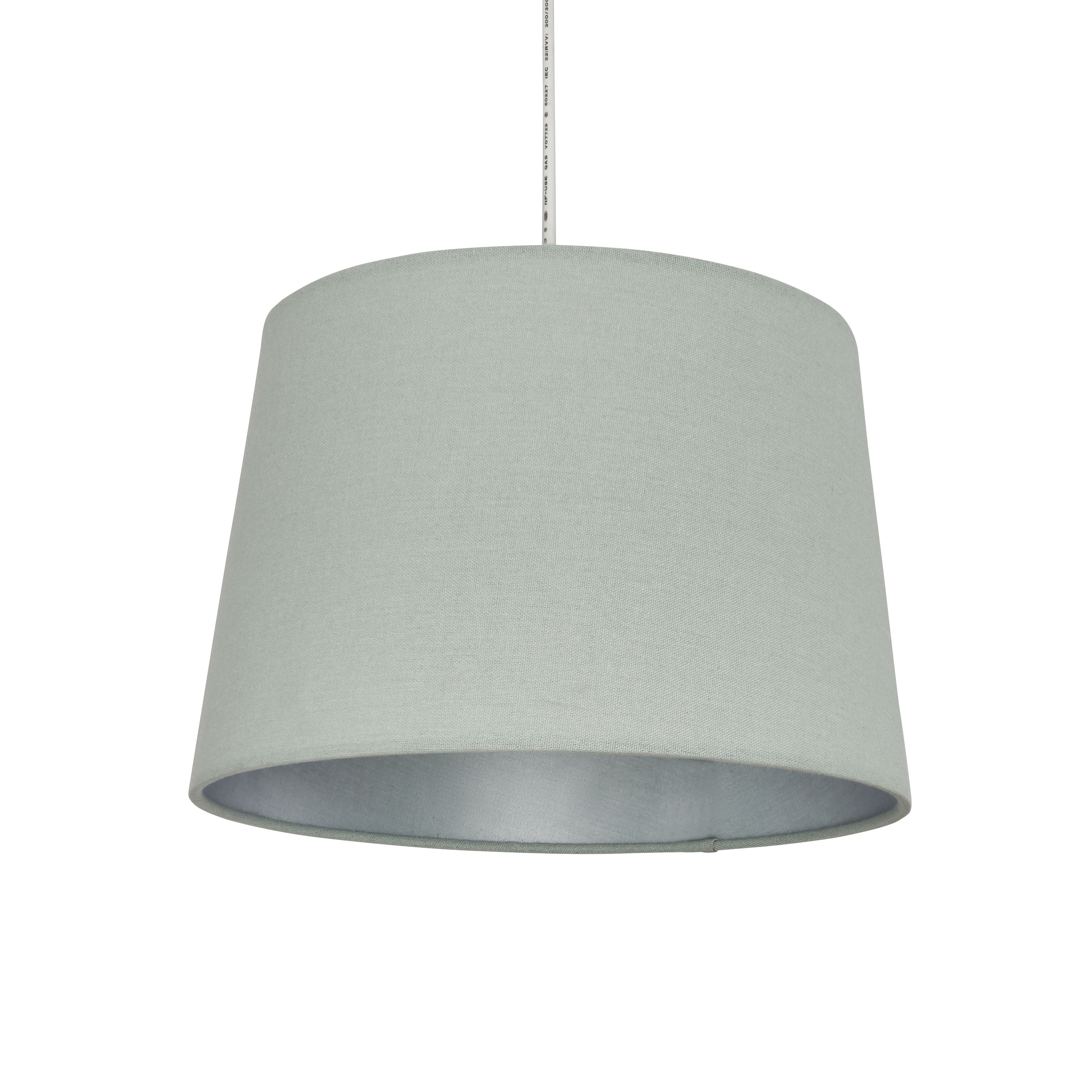 Inlight Lewell Duck Egg Linen effect Contemporary Light shade (D)30cm