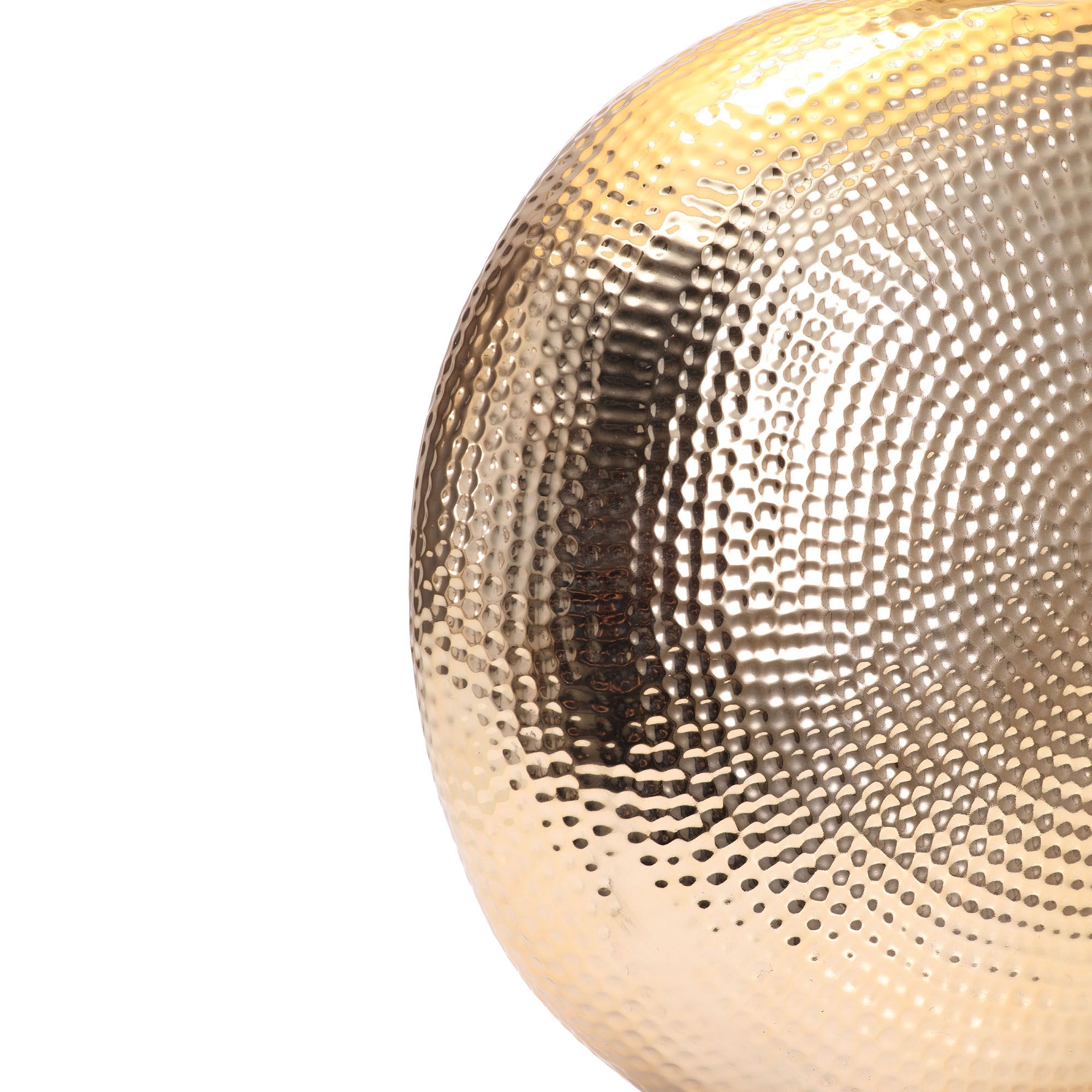 Inlight Locaste Textured Polished gold effect Round Table light