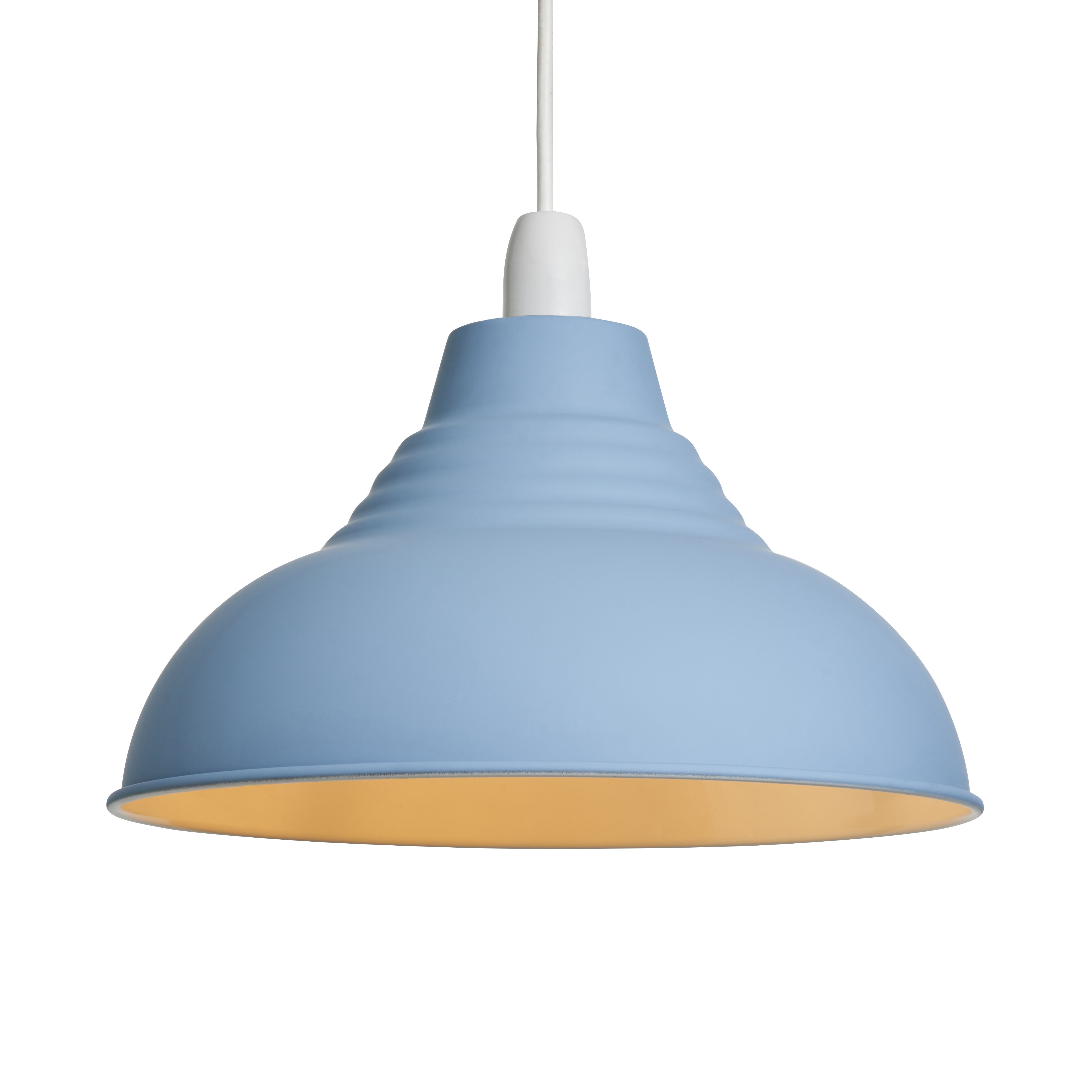 Inlight Lucia Powder Blue Round Lamp shade (D)30cm