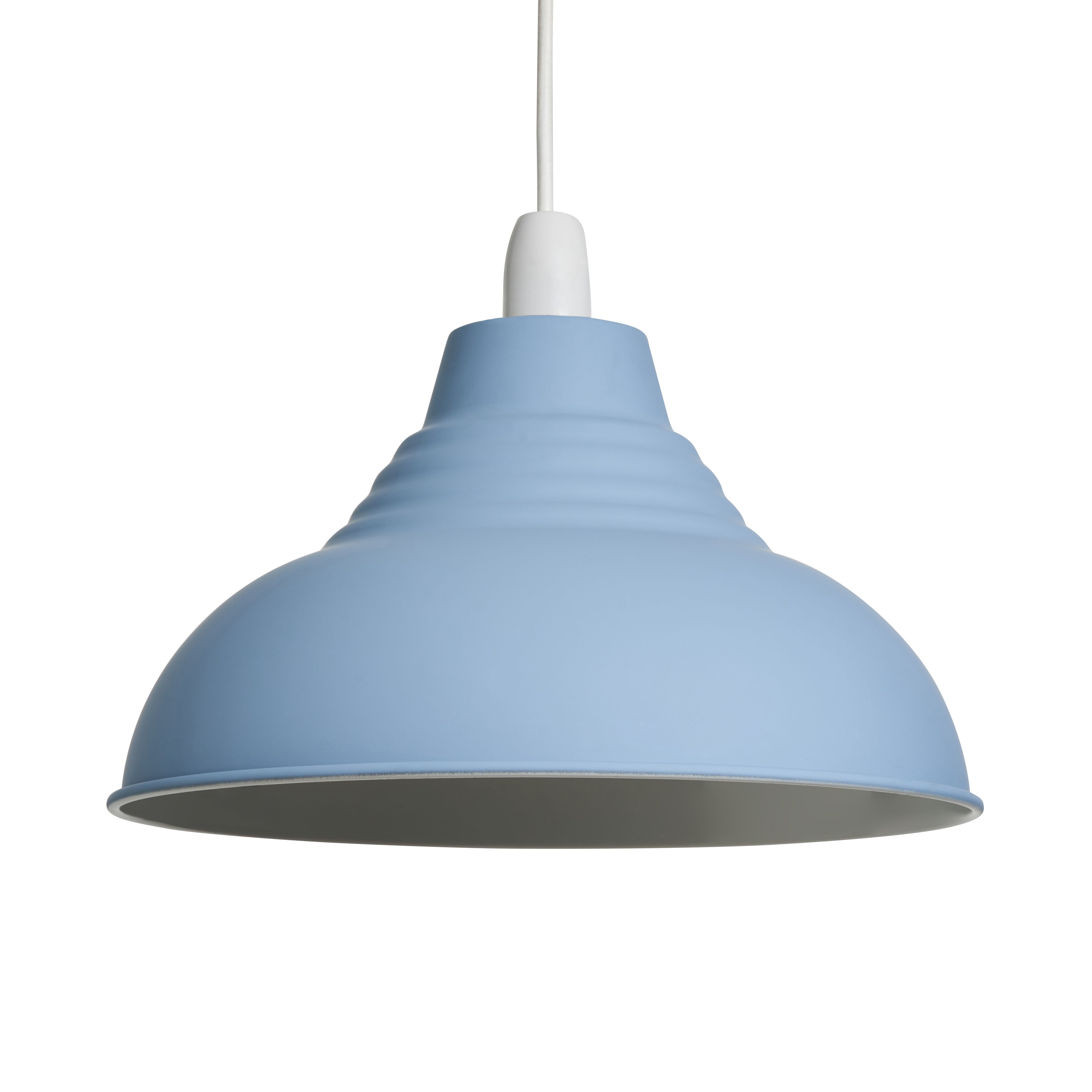 Inlight Lucia Powder Blue Round Lamp shade (D)30cm