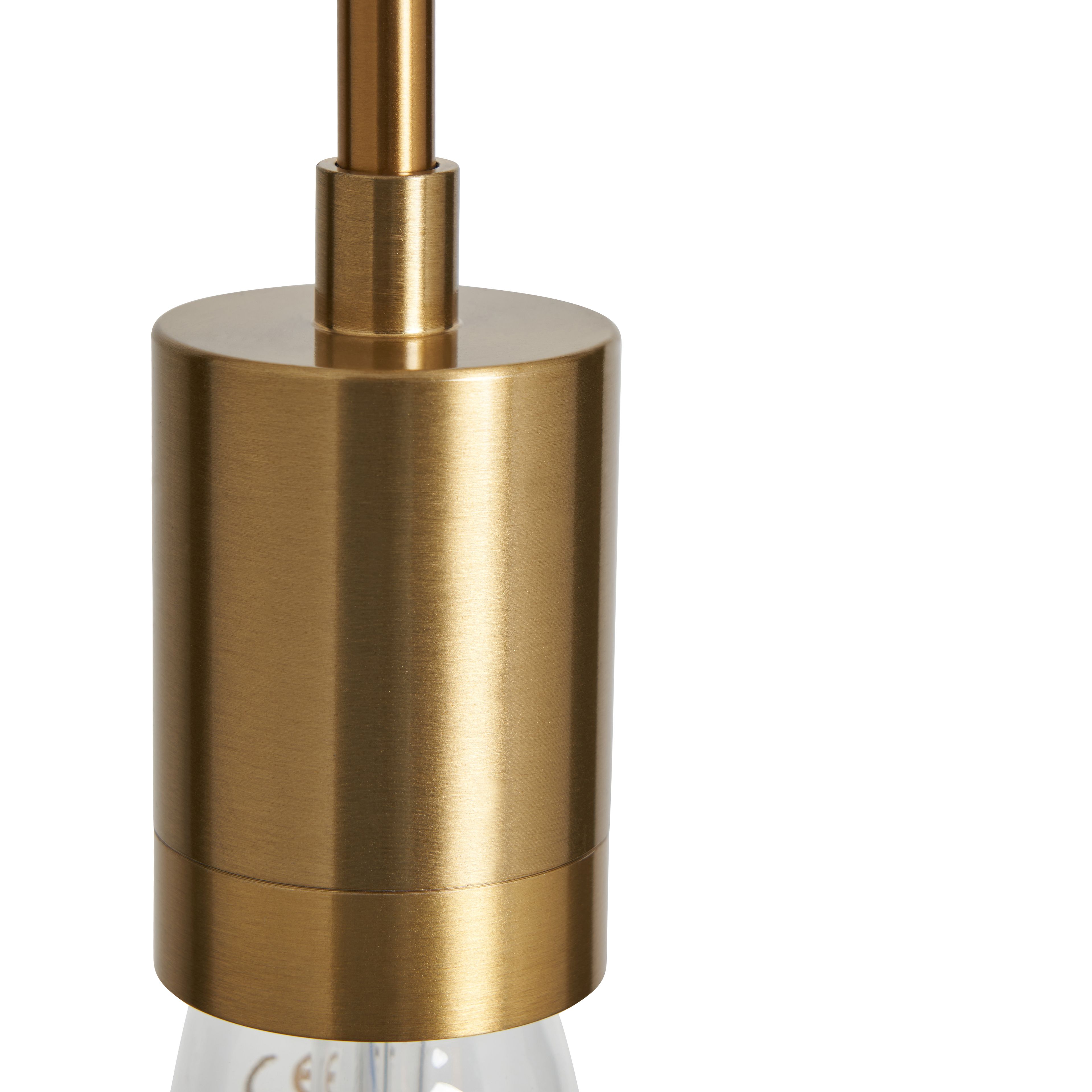 Inlight Mirim Brass effect E27 Cable light set (L)880mm