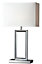 Inlight Mooki Matt Chrome effect Table lamp