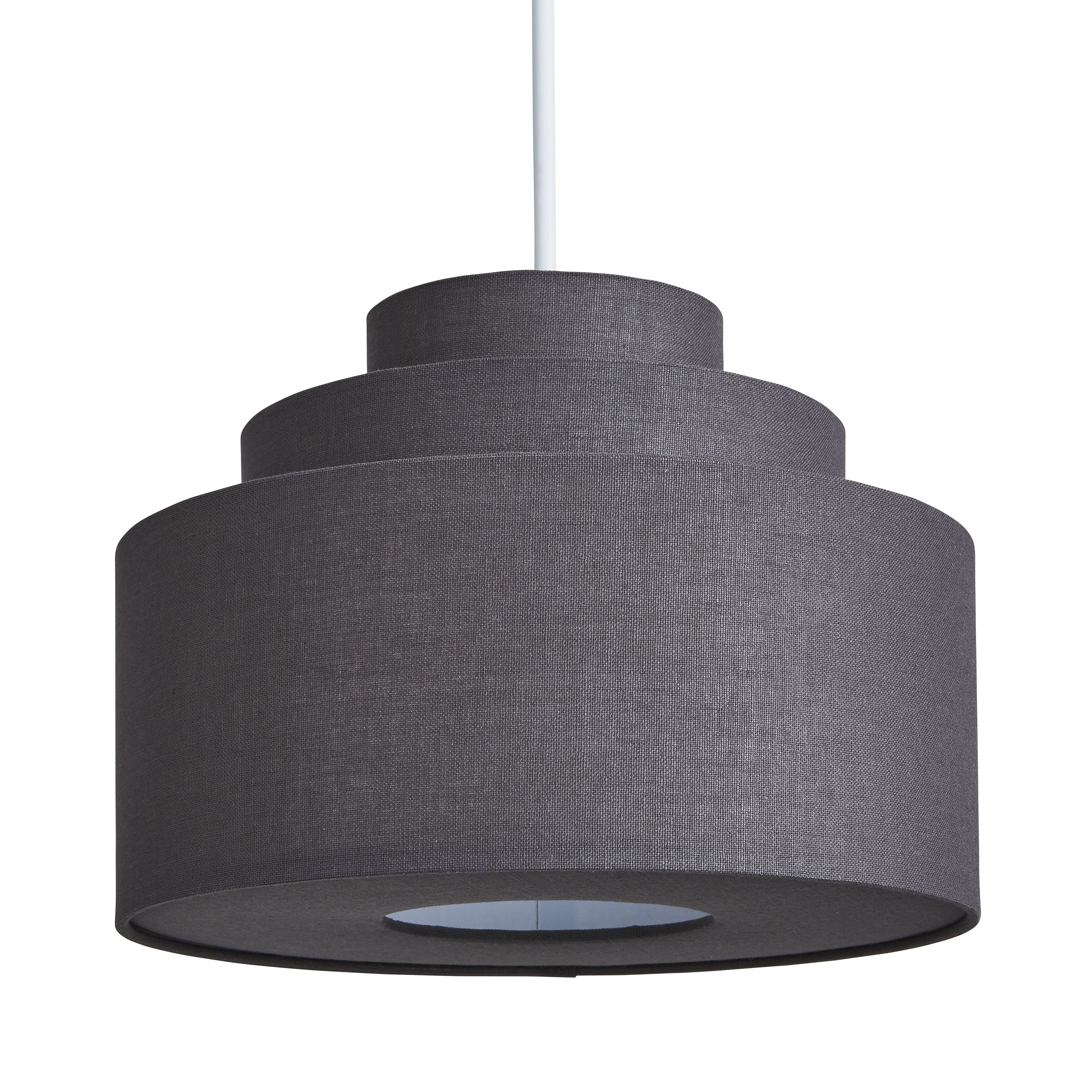 30cm grey deals lampshade