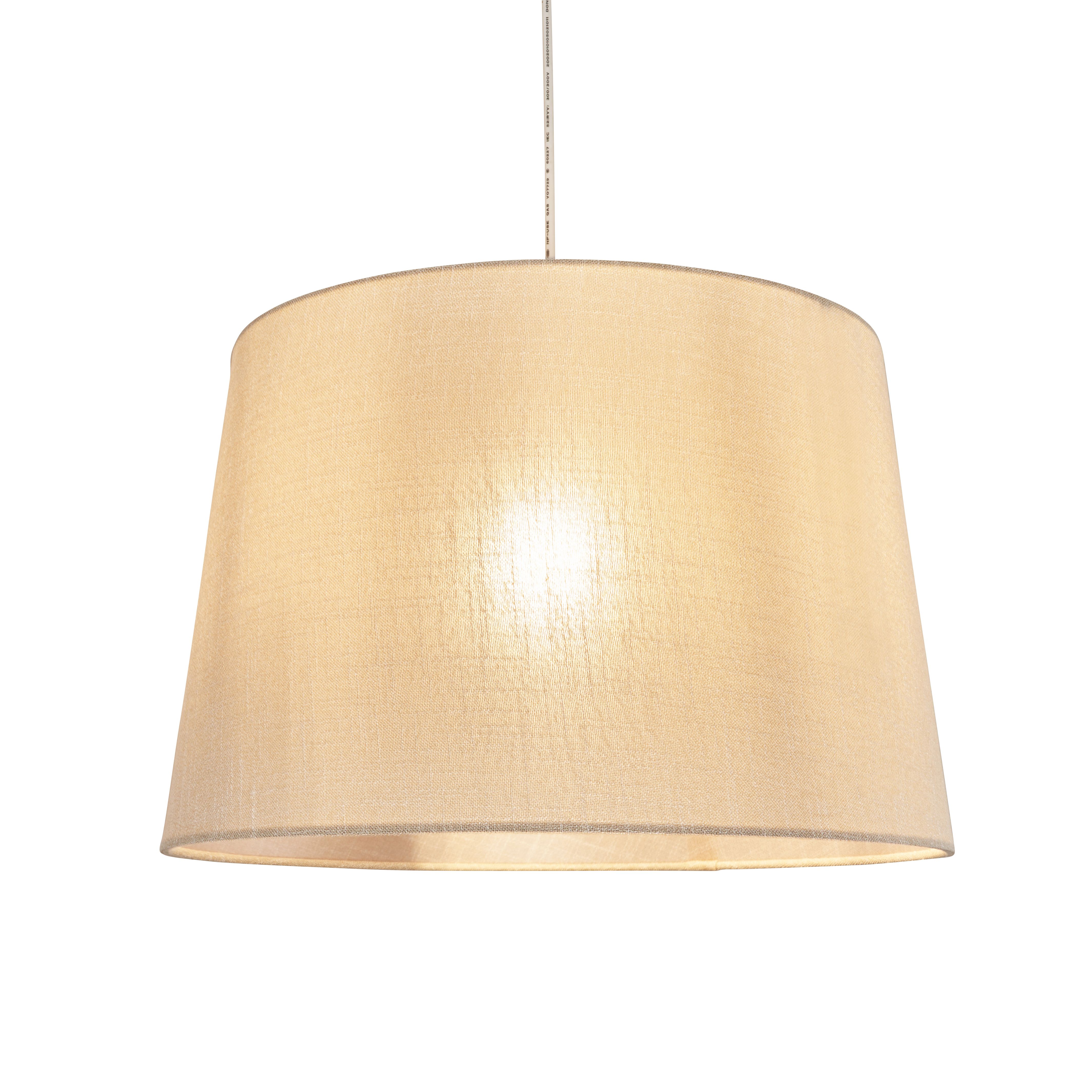 Inlight PETRA Natural Woven effect Slubby Light shade (D)40cm