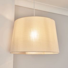 Inlight PETRA Natural Woven effect Slubby Light shade (D)40cm