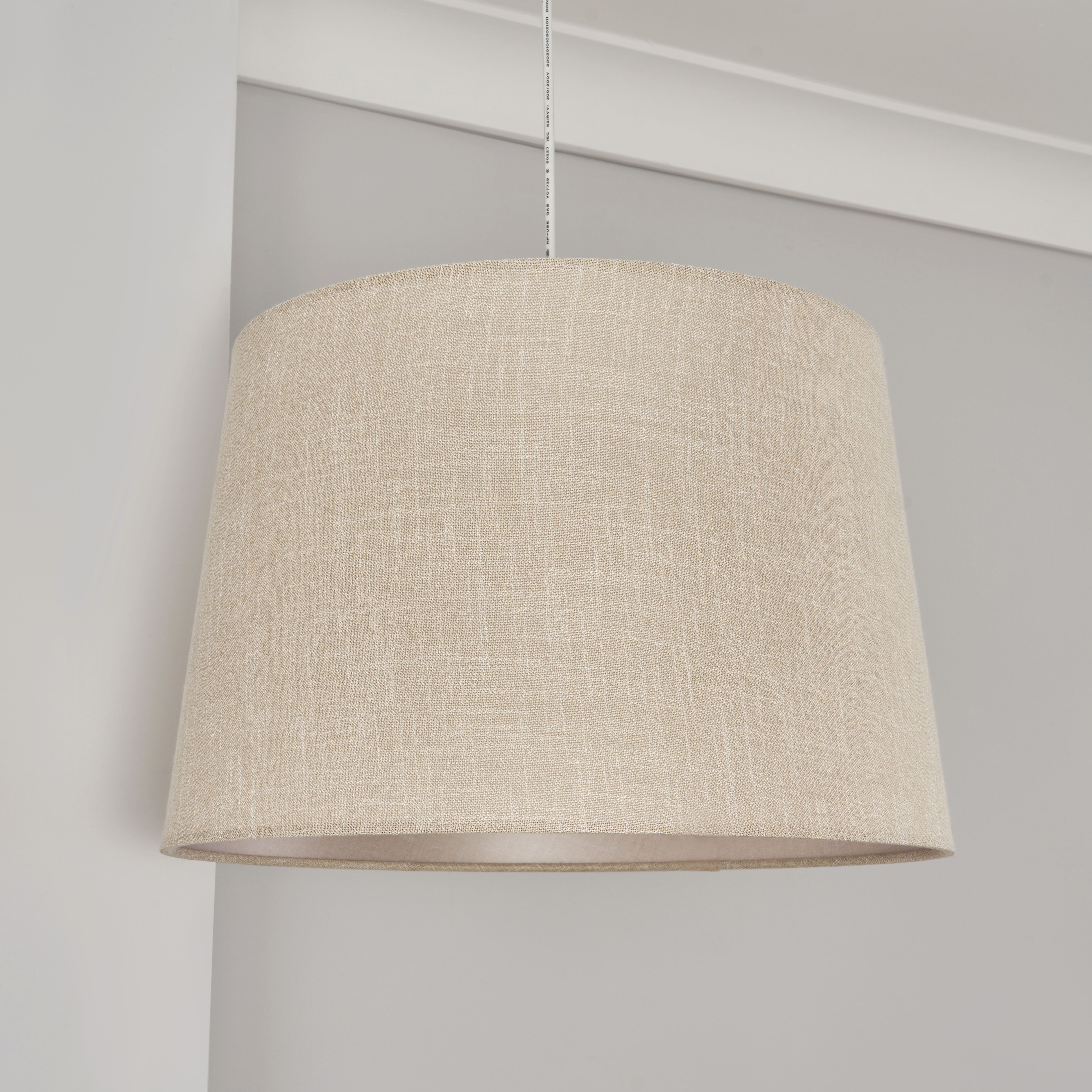 Inlight PETRA Natural Woven effect Slubby Light shade (D)40cm