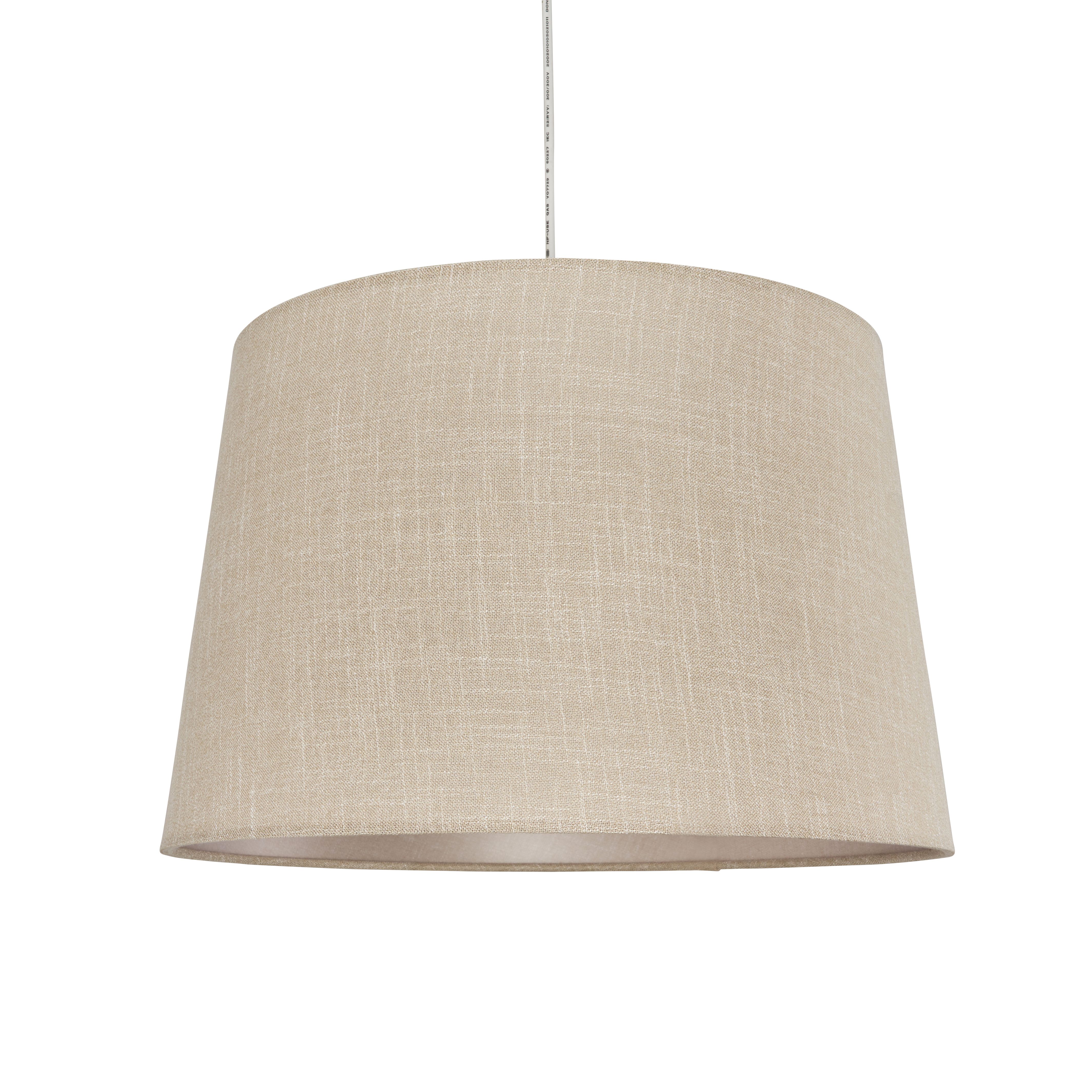 Inlight PETRA Natural Woven effect Slubby Light shade (D)40cm