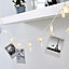 Inlight Plastic clip Battery-powered Warm white 10 LED Indoor String lights