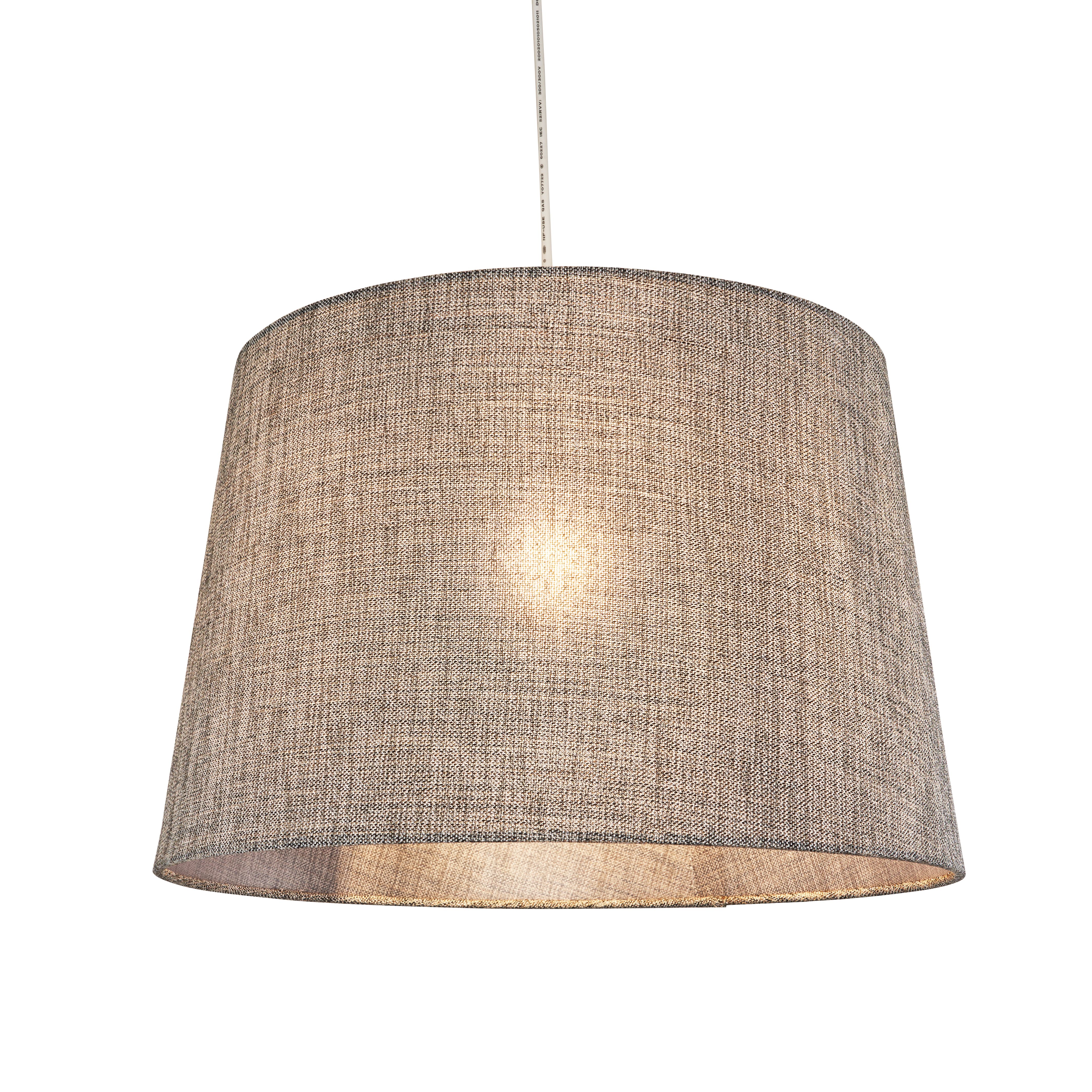 Inlight Ponte Blue Metallic effect Contemporary Light shade (D)40cm