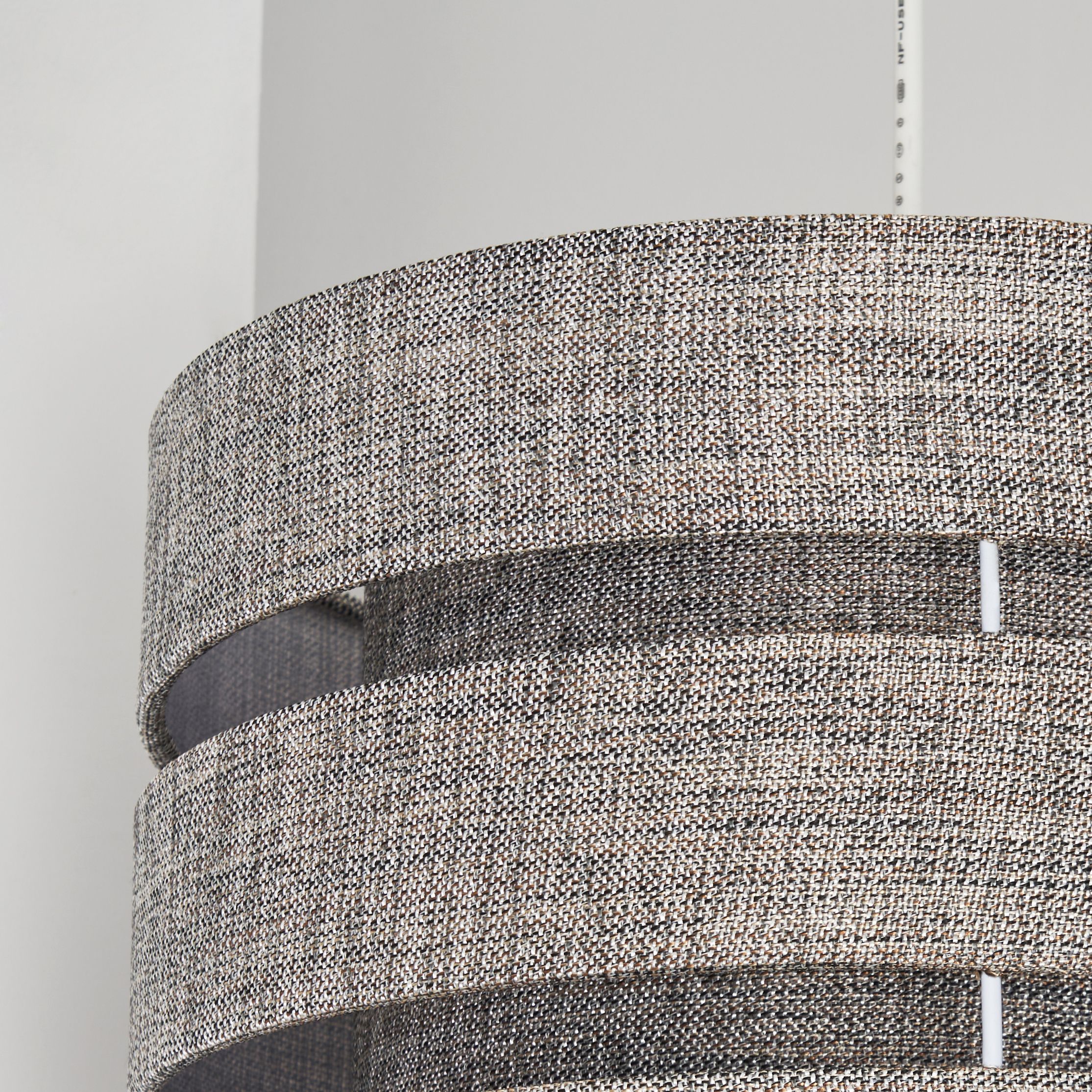 Inlight Ponte Blue Metallic effect Contemporary Trio Light shade (D)28cm