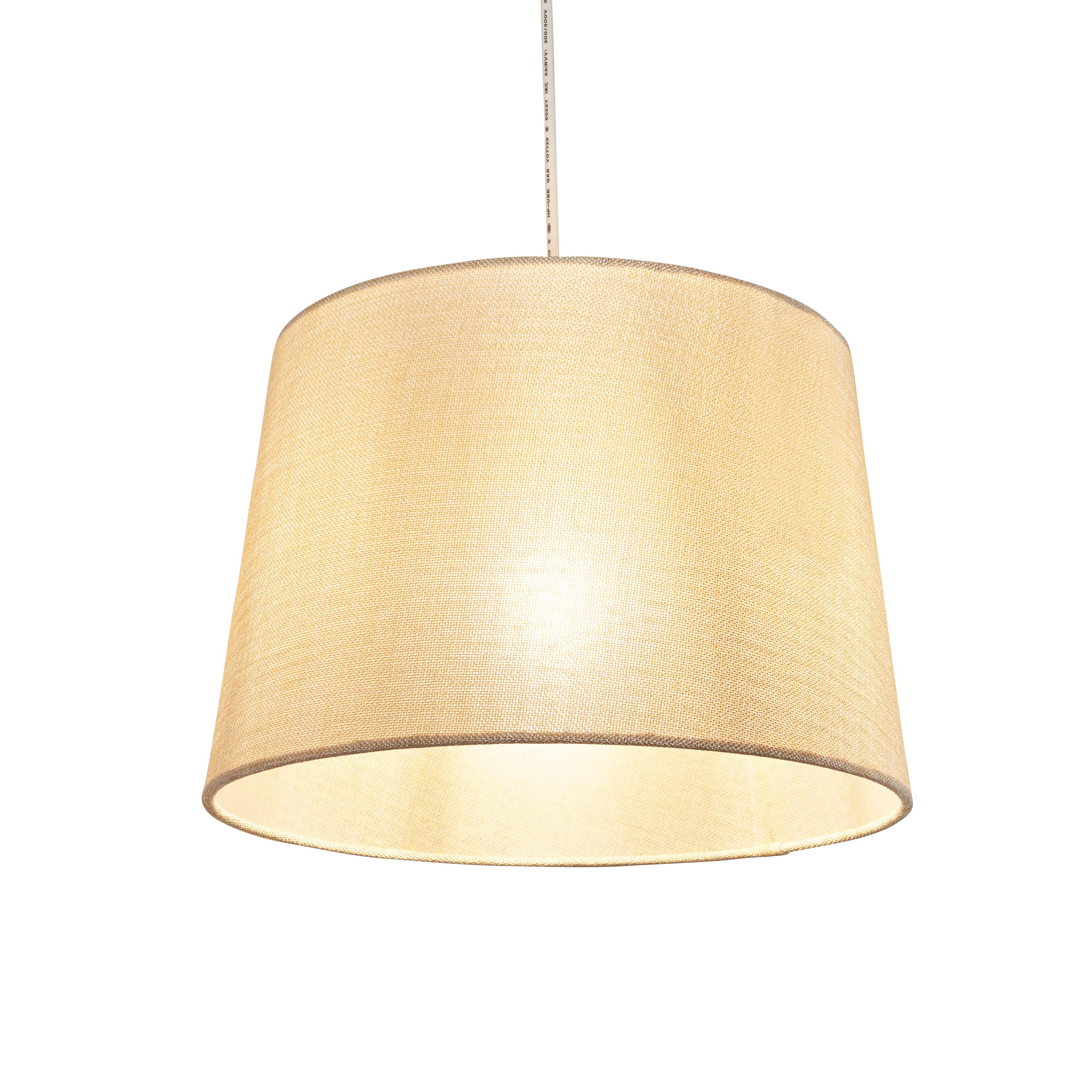 Inlight Ponte Champagne Metallic effect Contemporary Light shade (D)30cm