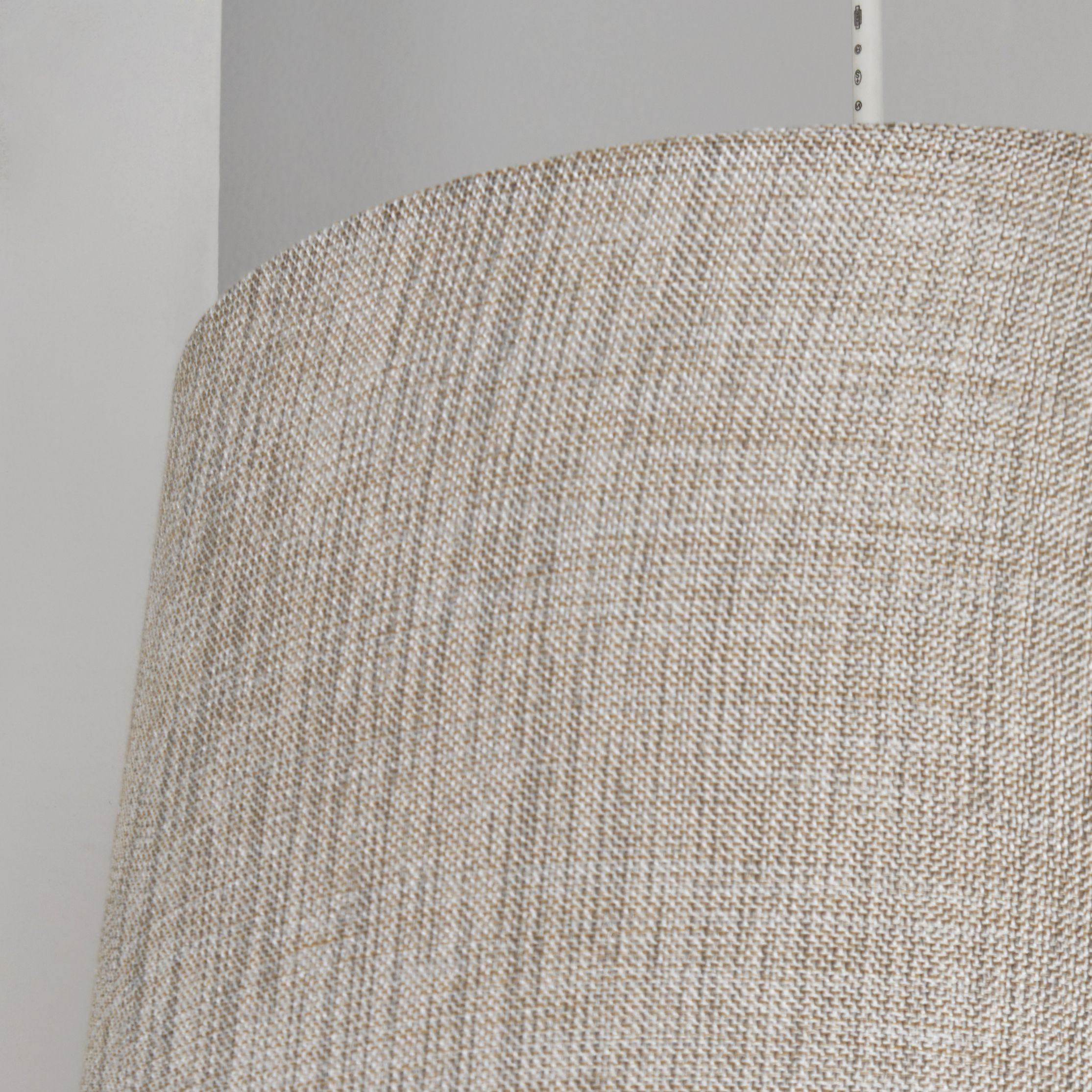 Inlight Ponte Light Grey Metallic effect Contemporary Light shade (D)30cm