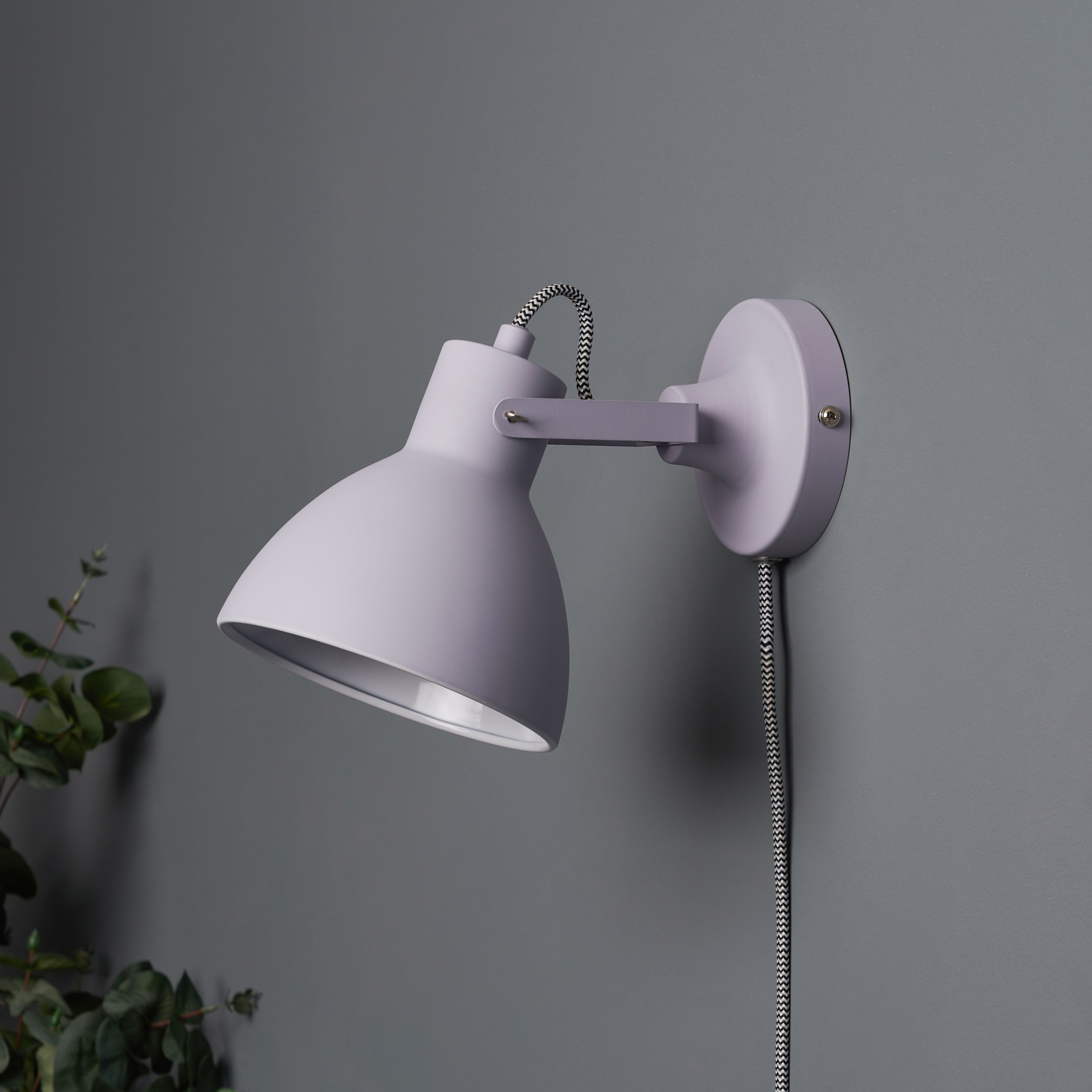 Inlight Rauma Matt Misty Lilac Plug-in LED Wall light