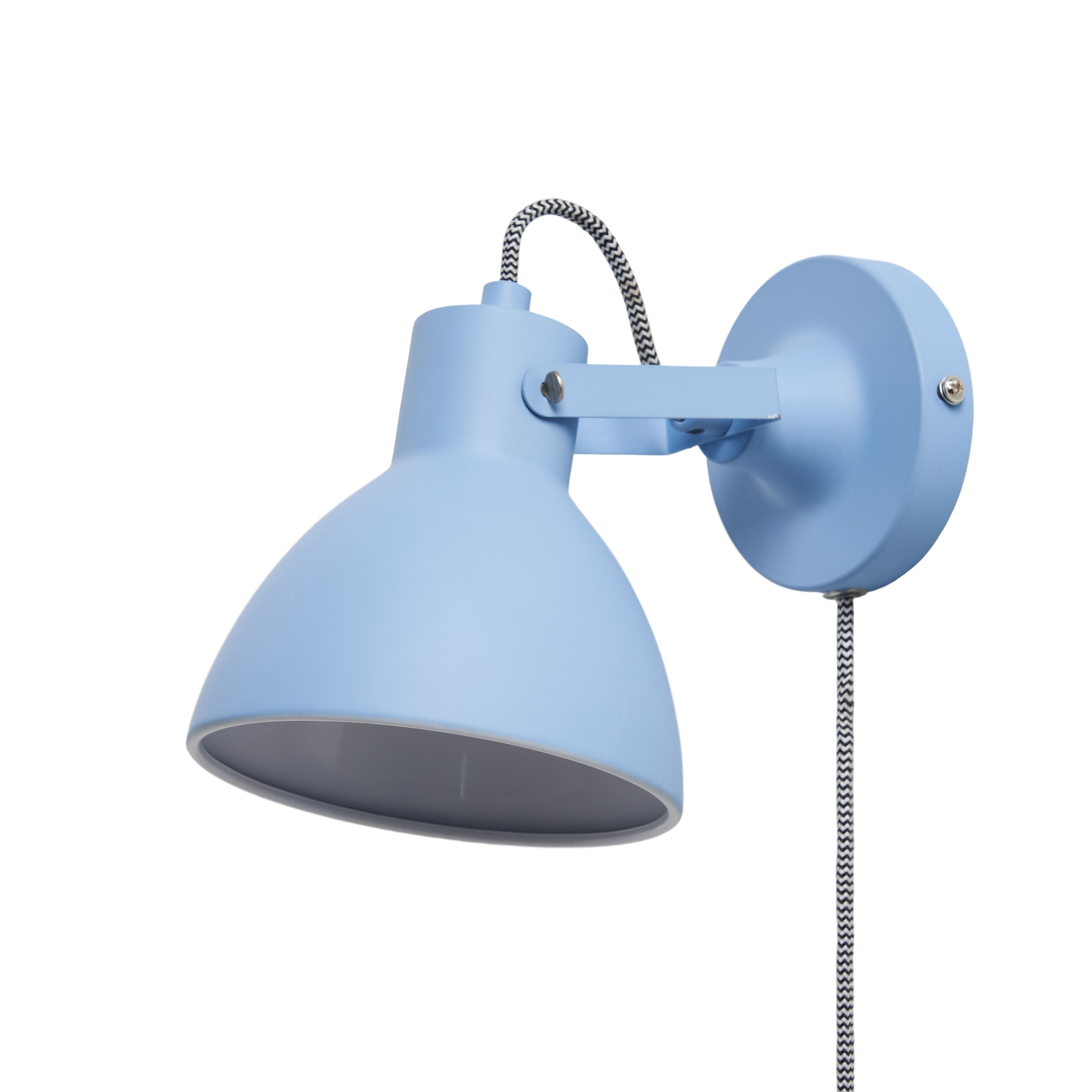 Inlight Rauma Matt Powder Blue Plug-in LED Wall light