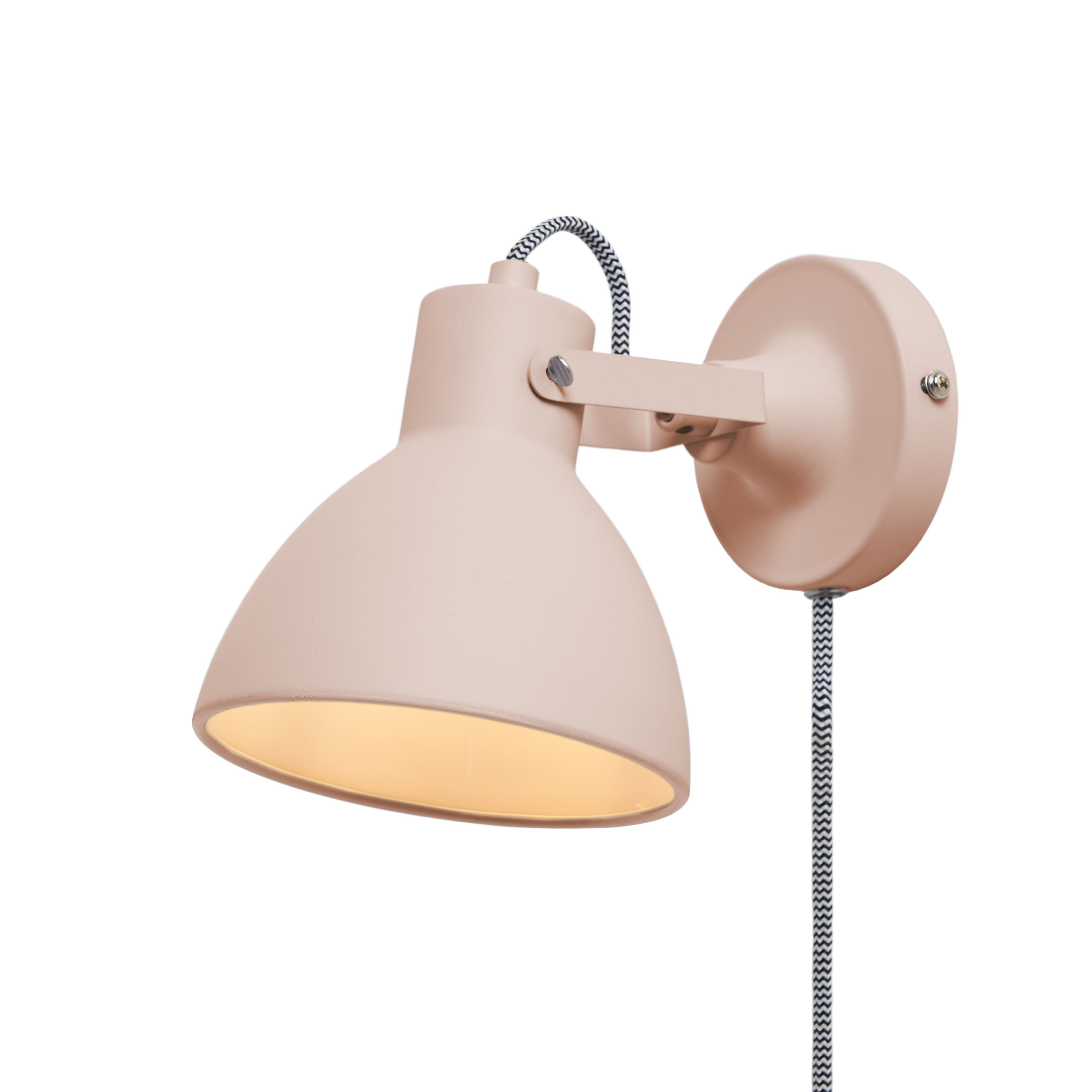 Inlight Rauma Matt Rose Dust Plug-in LED Wall light