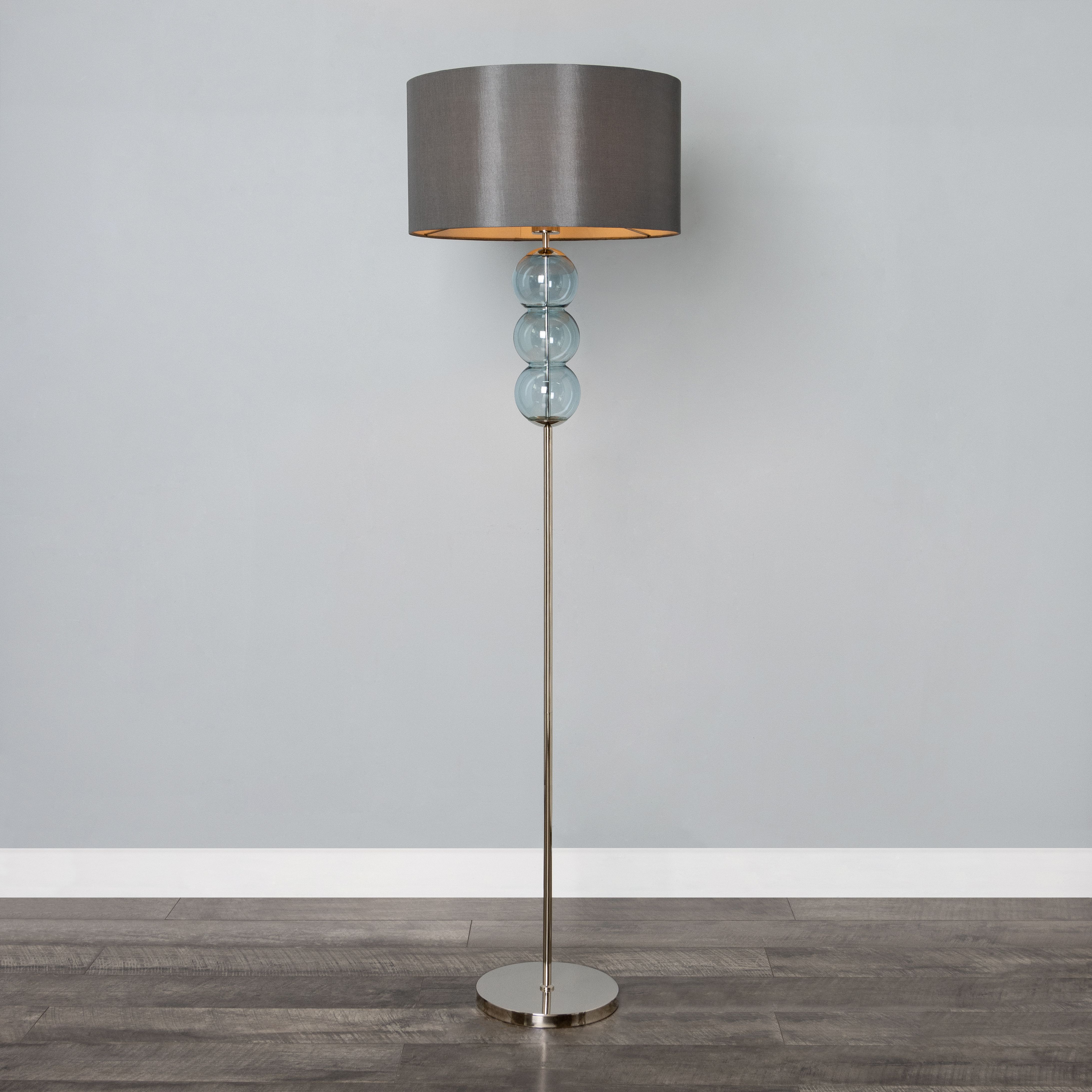 Inlight Remo Chrome effect Floor lamp
