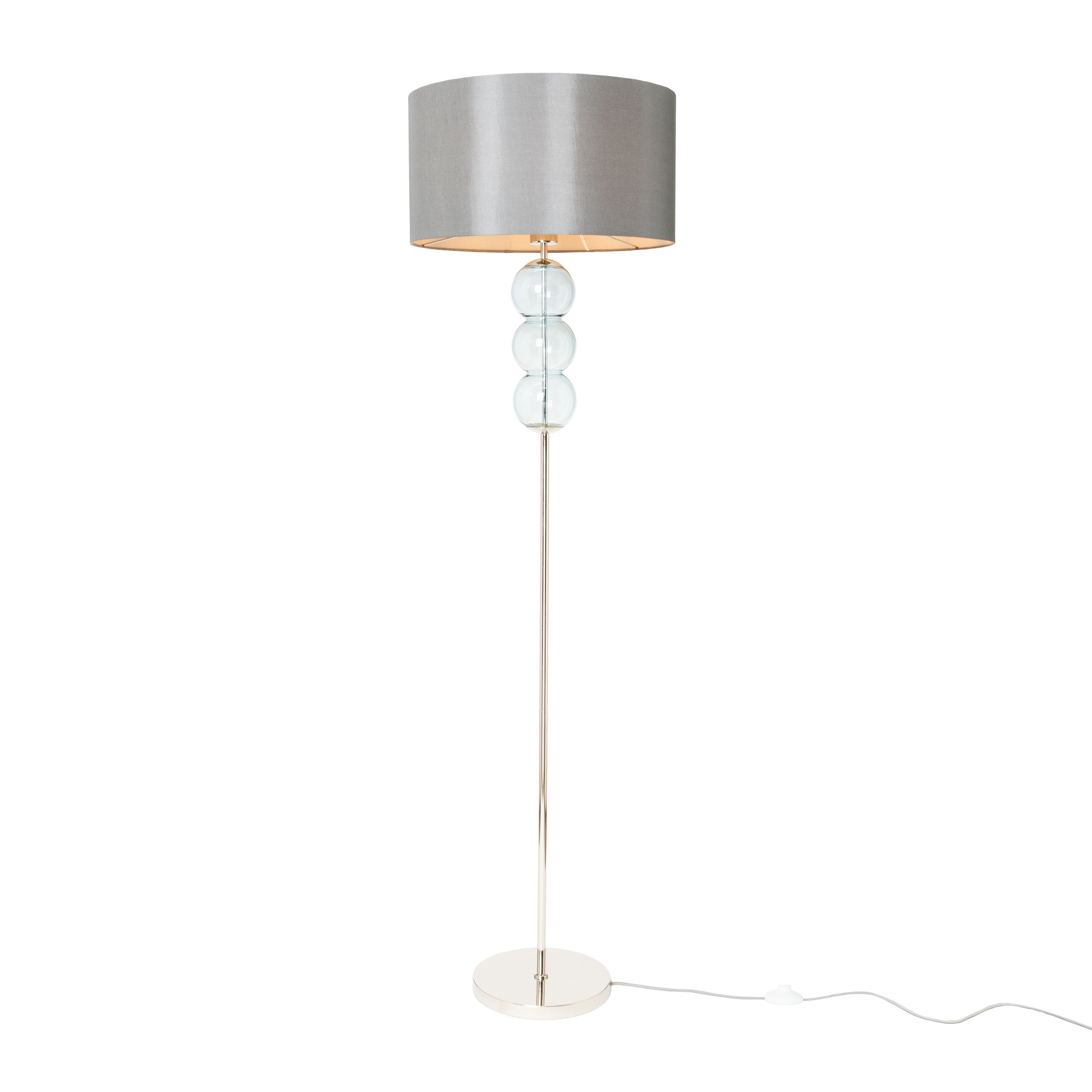 Inlight Remo Chrome effect Floor lamp