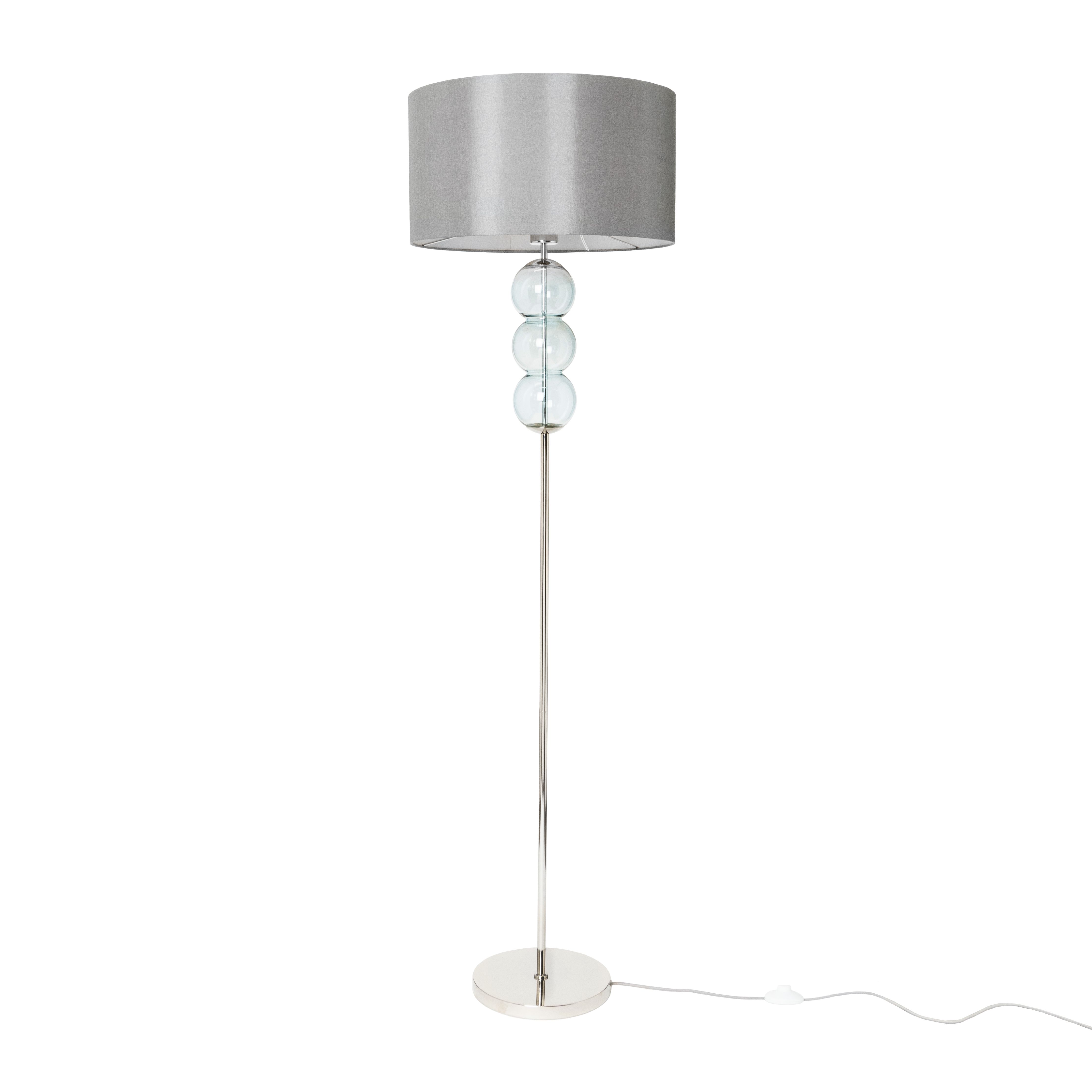 Inlight Remo Chrome effect Floor lamp