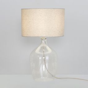 Inlight Scuro Clear Round Table lamp