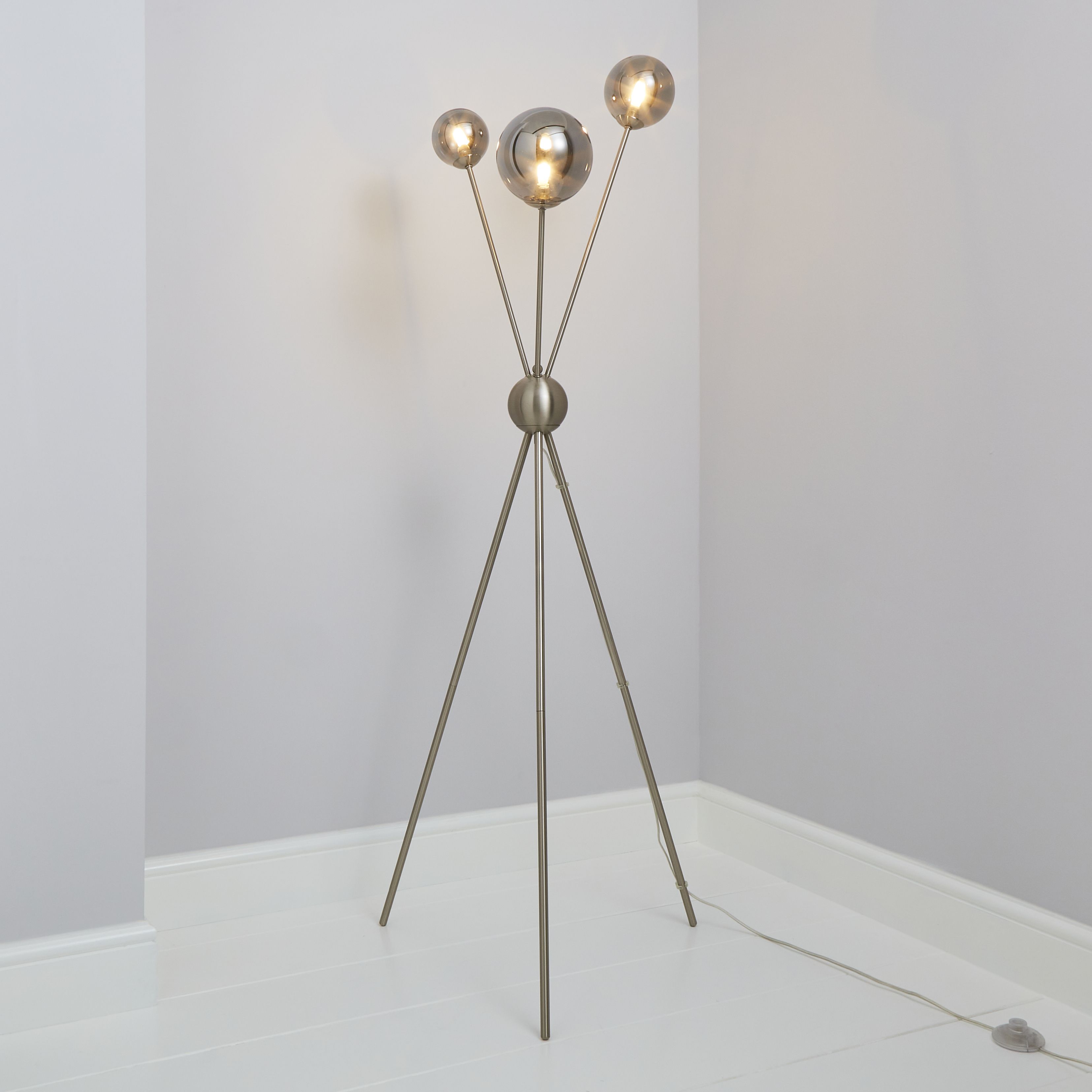 Inlight Themis Satin Nickel effect Floor light