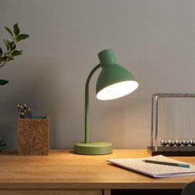 Inlight Tripp Plain Matt Green Desk lamp