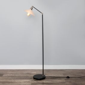 Inlight Ville Matt Black Floor lamp
