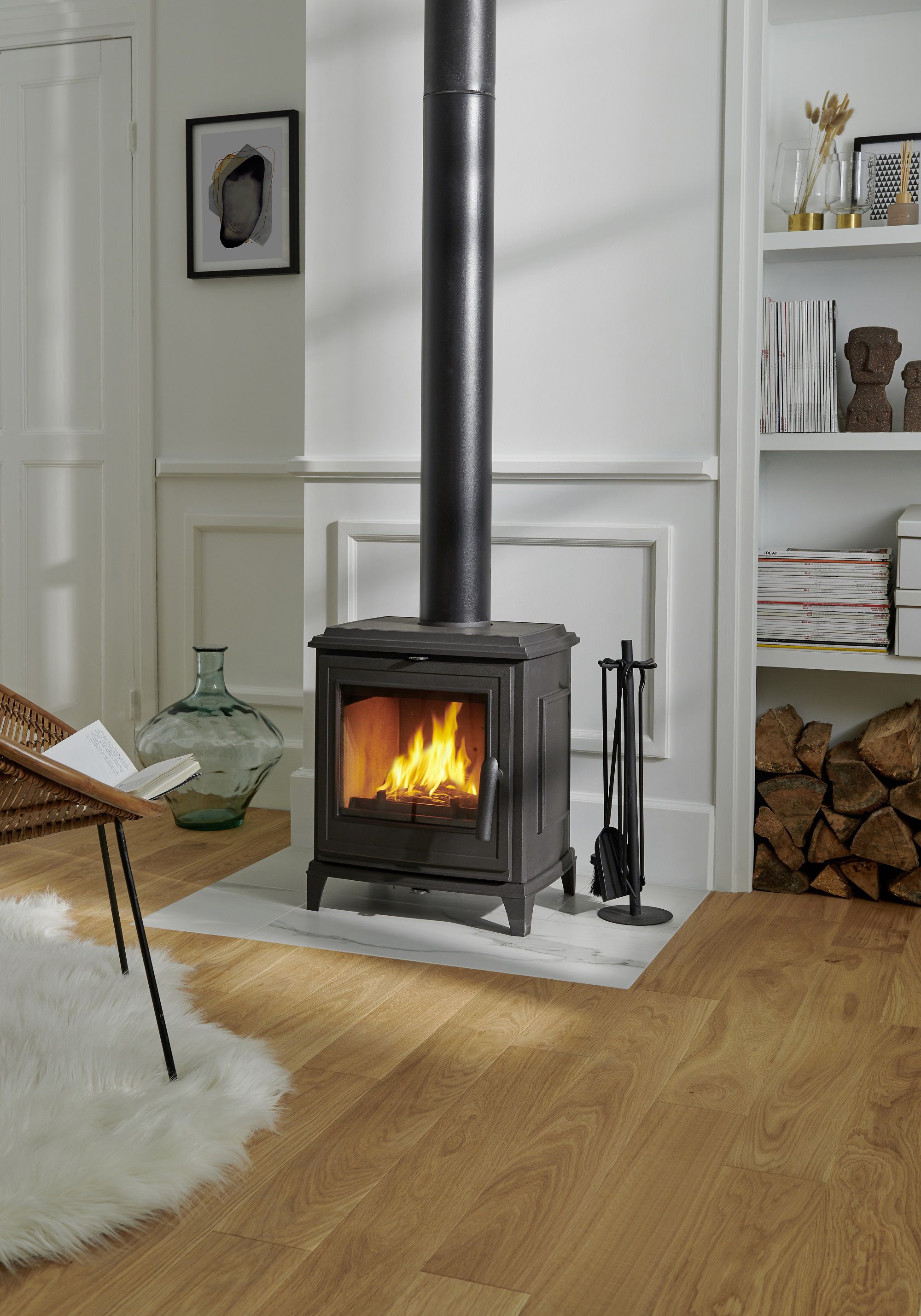 Invicta best sale wood burner