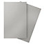 Iris Grey Gloss Ceramic Tile, Pack of 10, (L)400mm (W)250mm